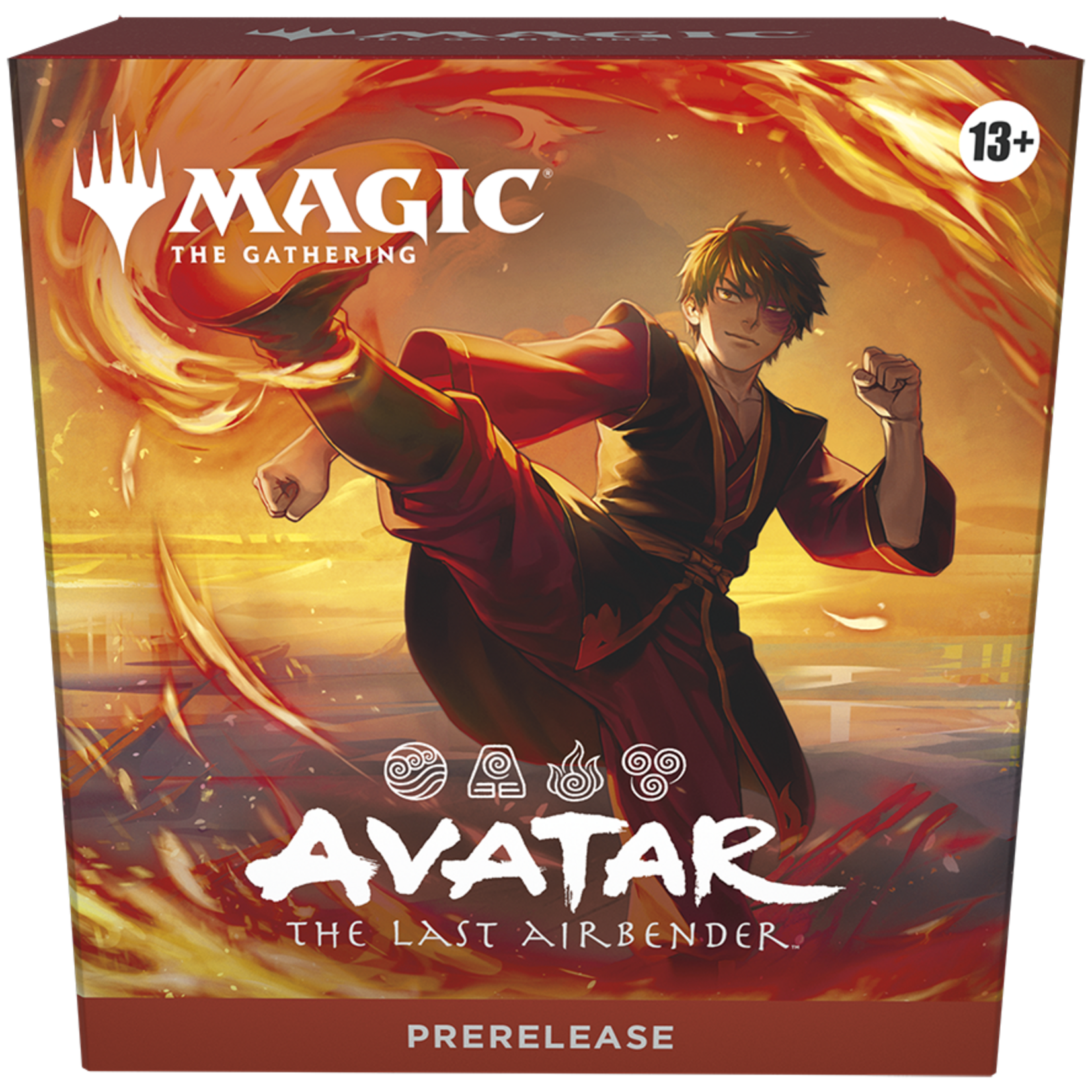 Wizards of the Coast Magic the Gathering Avatar The Last Airbender Zuko RED Prerelease Kit