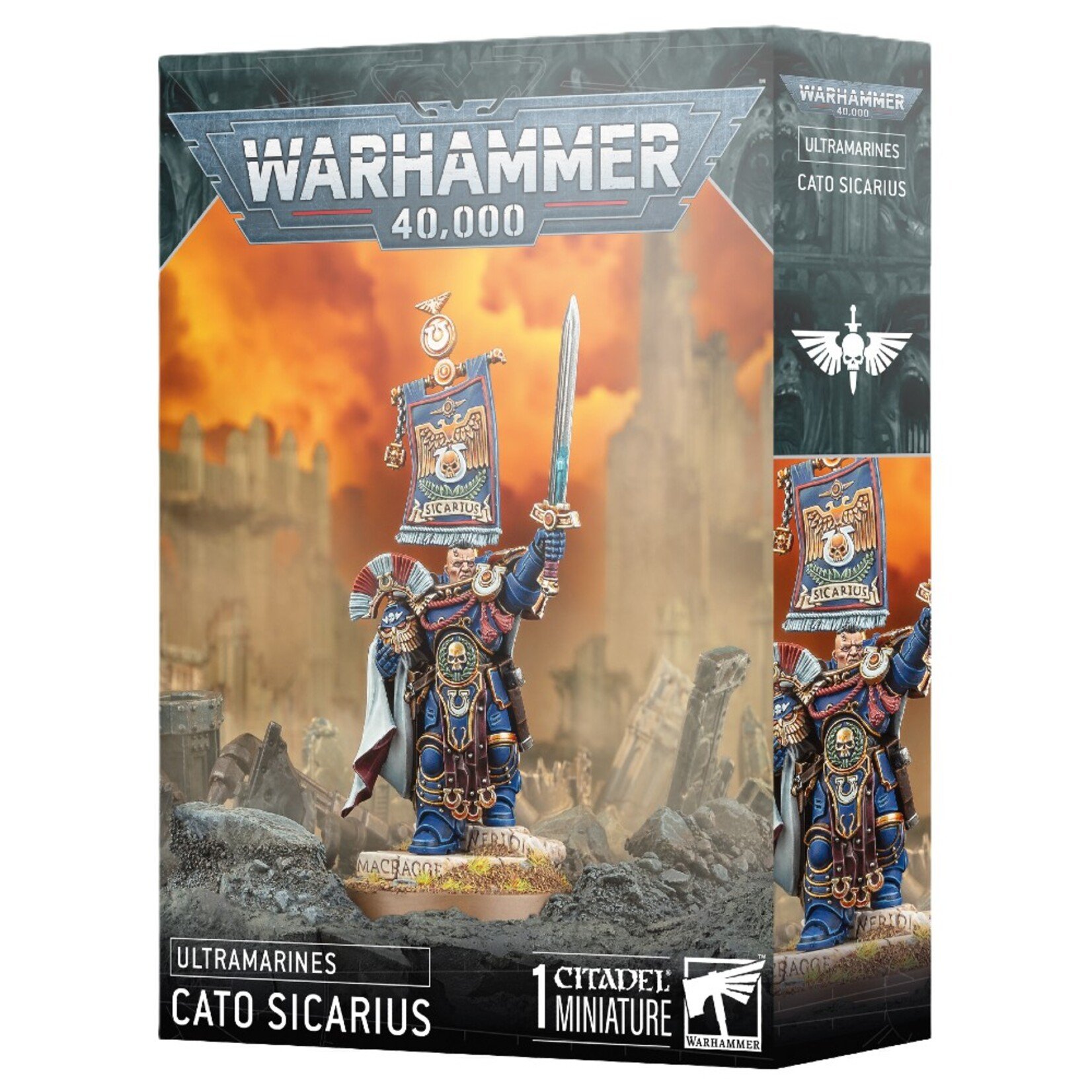 Games Workshop Warhammer 40k Space Marines Ultramarines Cato Sicarius