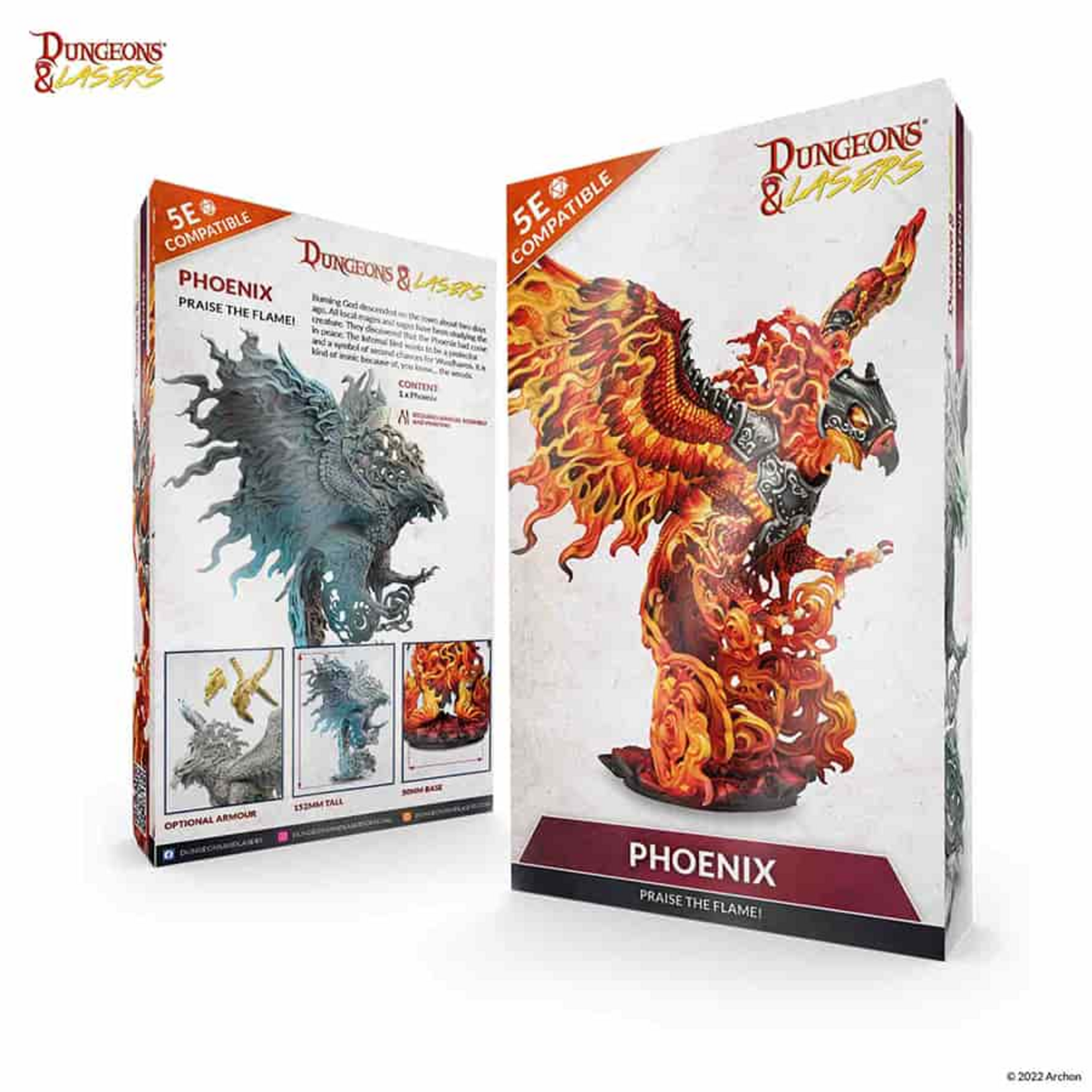 Archon Studios Dungeons and Lasers Minis Phoenix