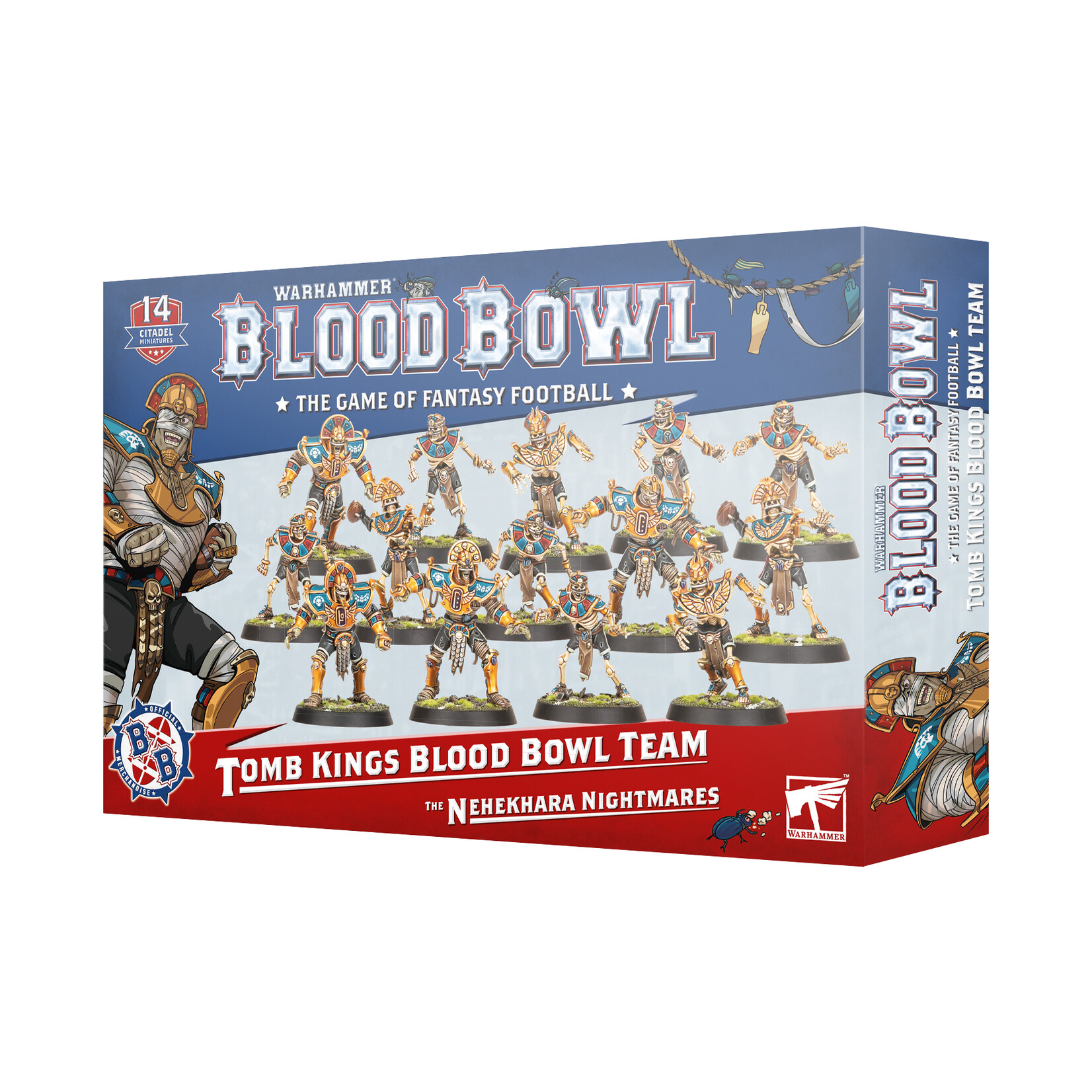 Games Workshop Blood Bowl Tomb Kings Nehekharan Nightmares