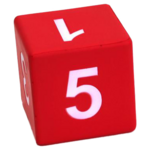 Kessler Corporation Giant Foam Dice d6 Red