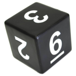 Kessler Corporation Giant Foam Dice d6 Black