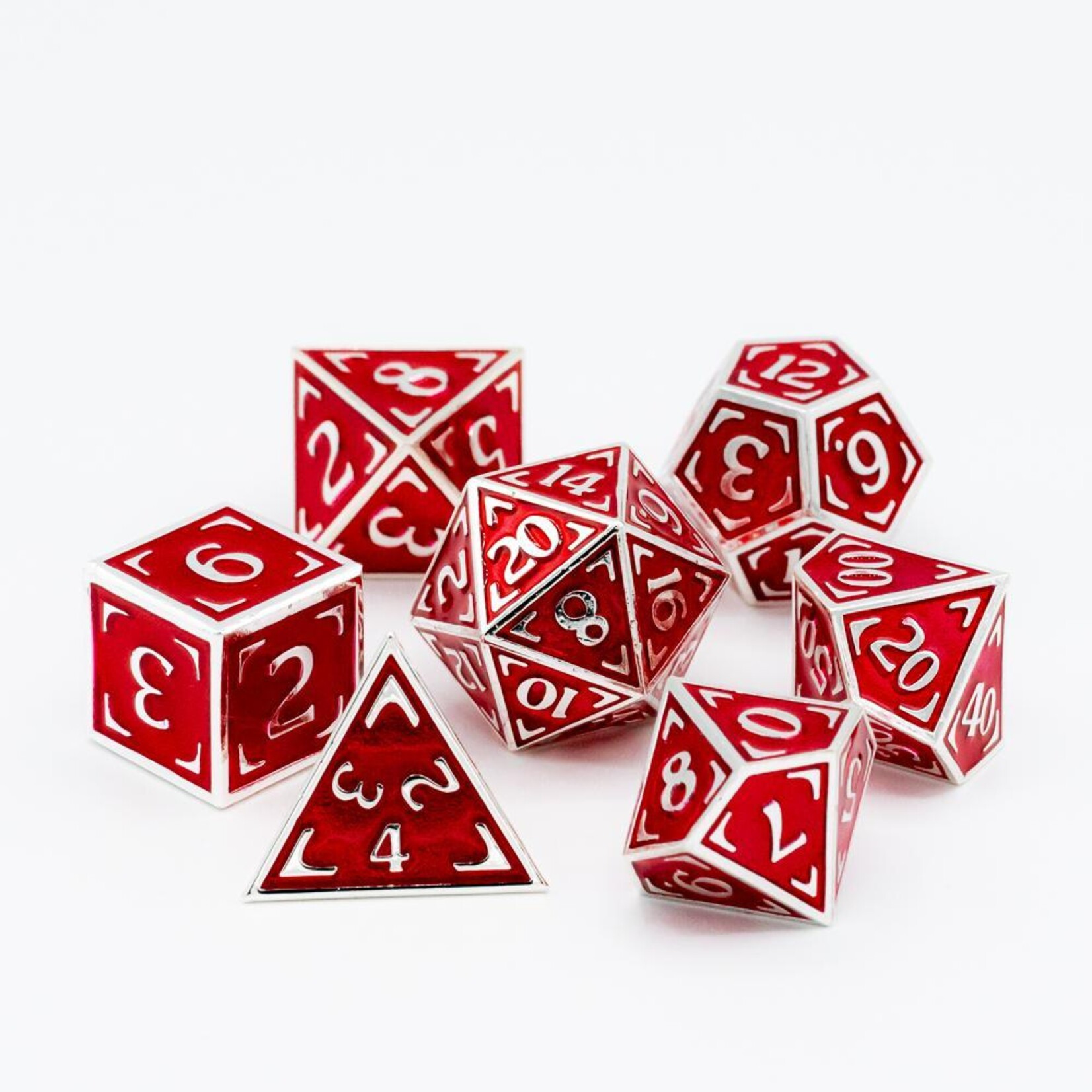 Die Hard Dice Die Hard Reticle Zenith Redshirt Metal Polyhedral 7 die set