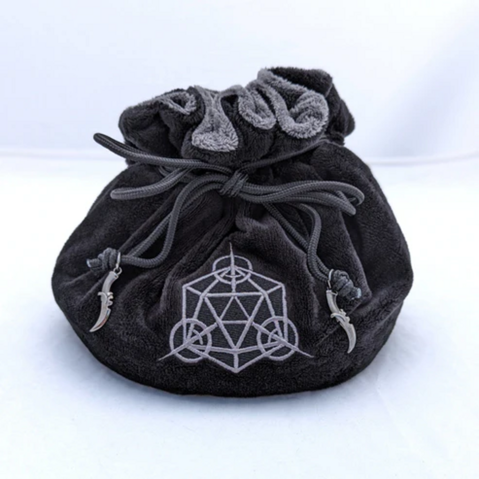 Fennek and Finch Rogue Black Grey w/ Daggers Multipocket Large Dice Bag