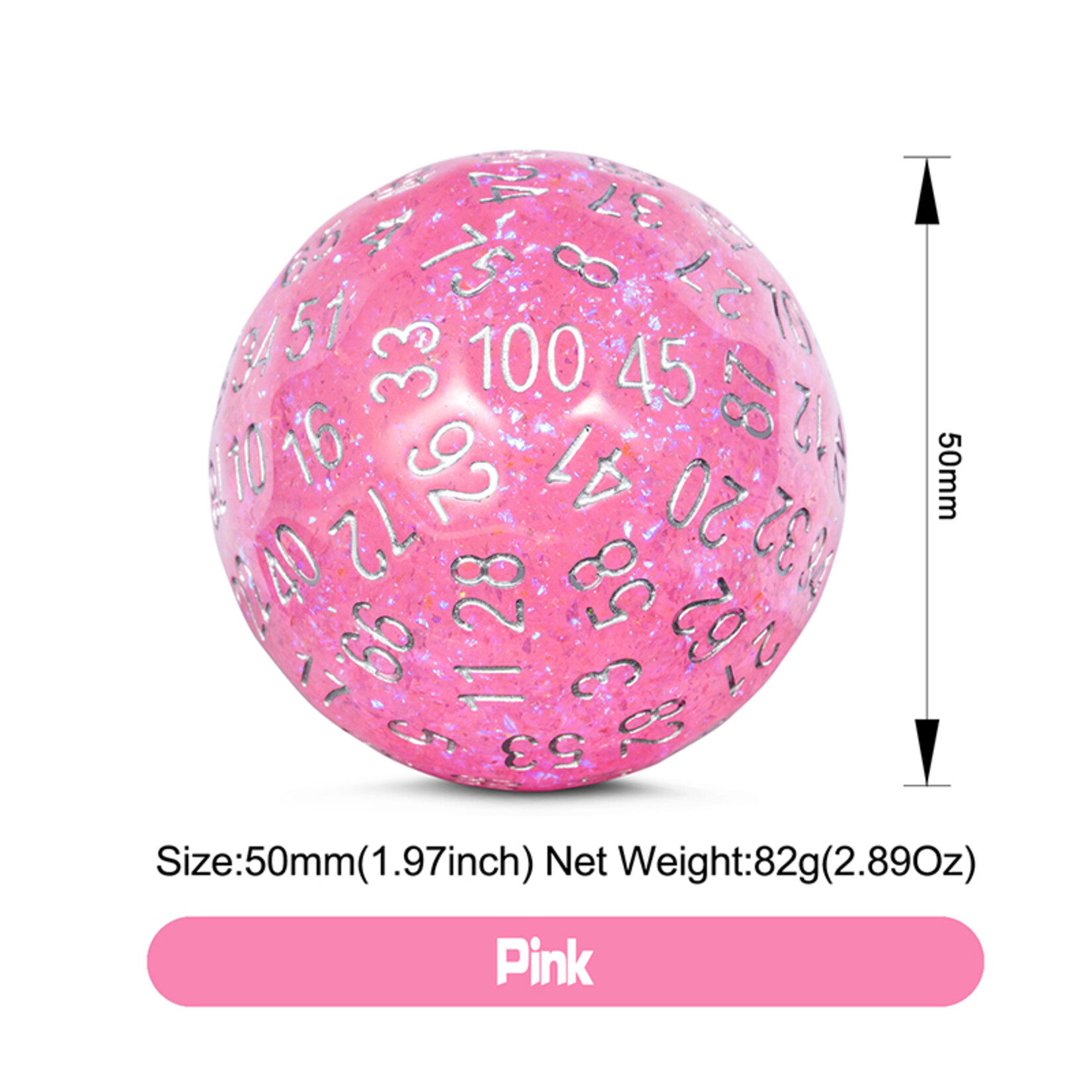 Dice Habit Dice Habit d100 Pink