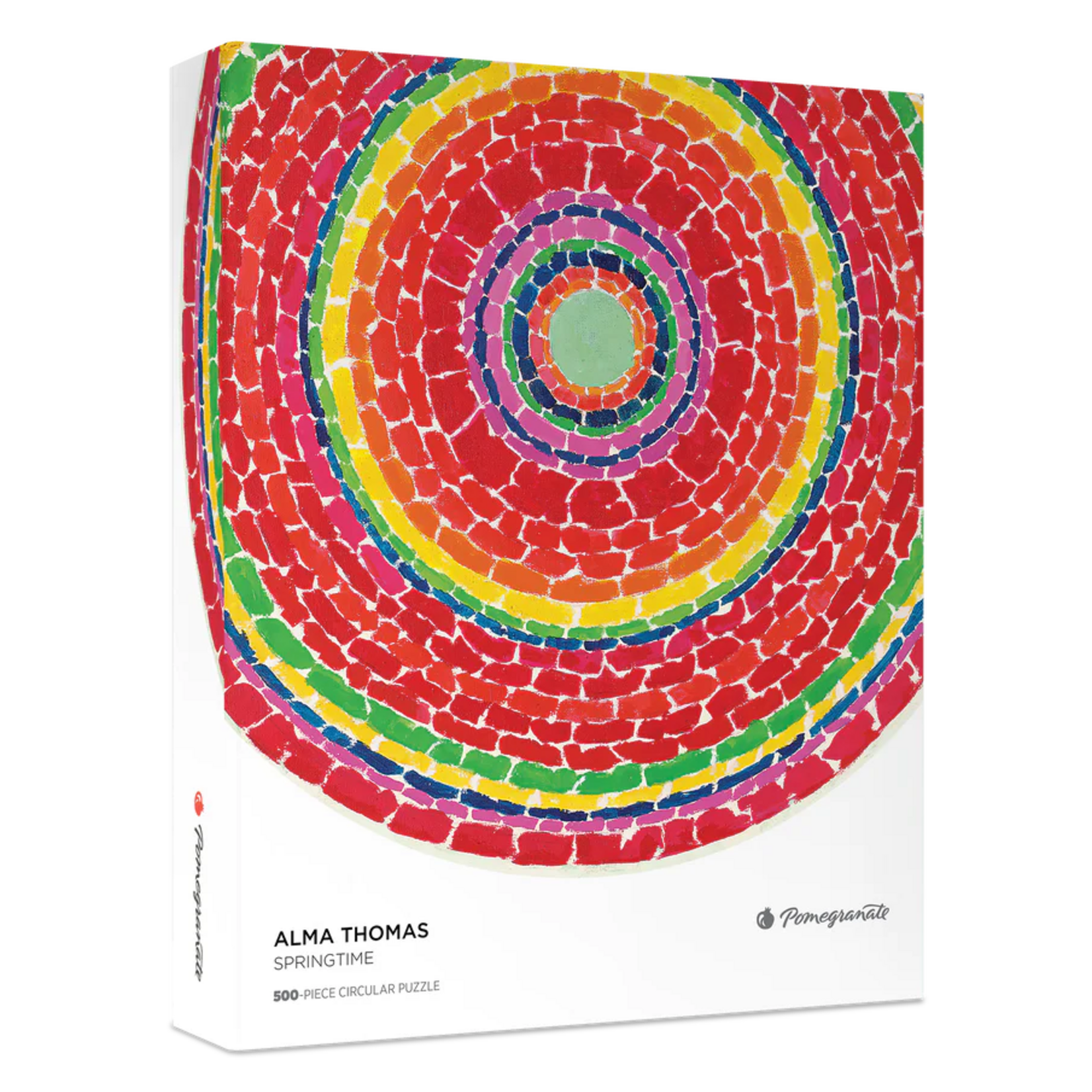 Pomegranate Communications 500 pc Circular Puzzle Alma Thomas Springtime