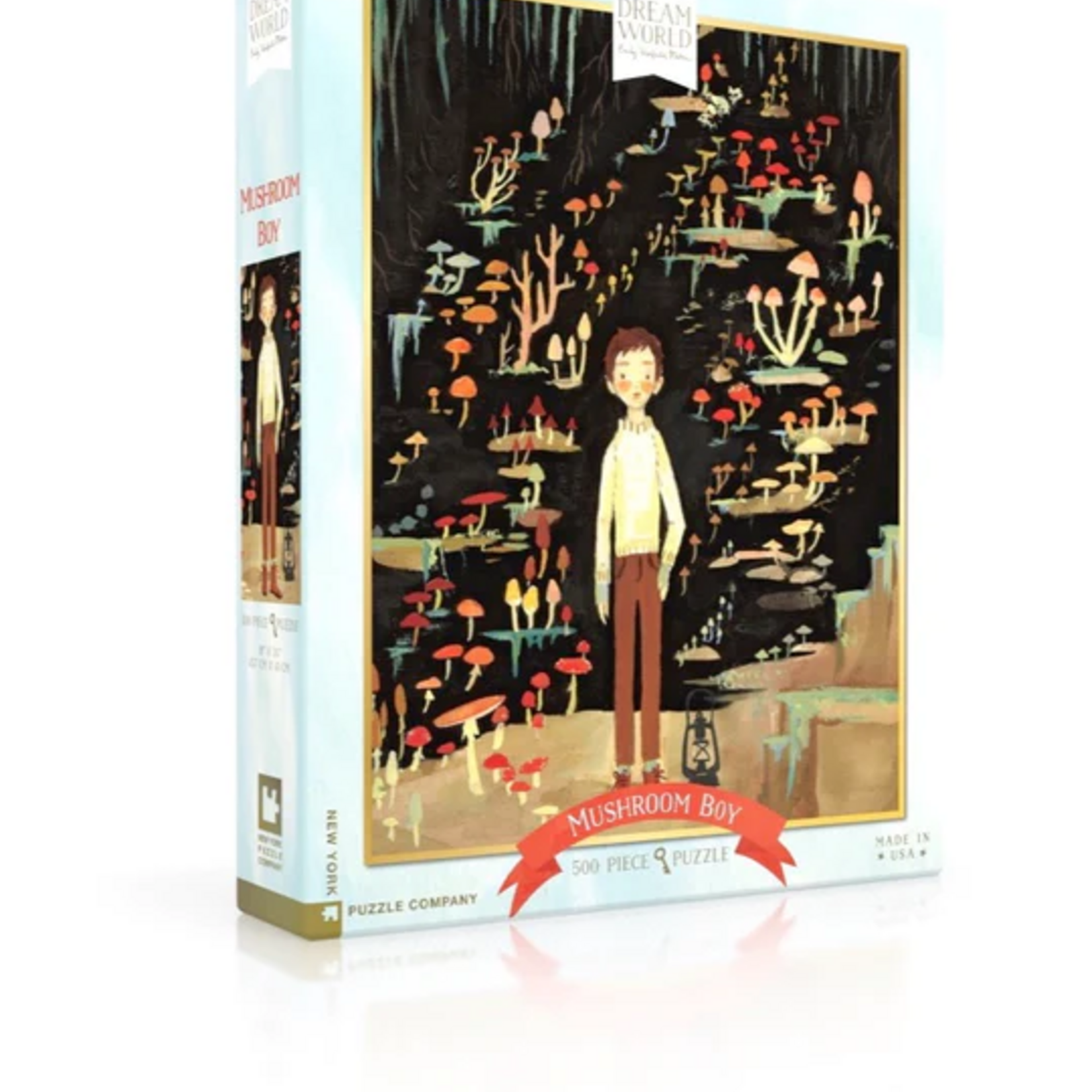New York Puzzle Company 500 pc Puzzle Mushroom Boy