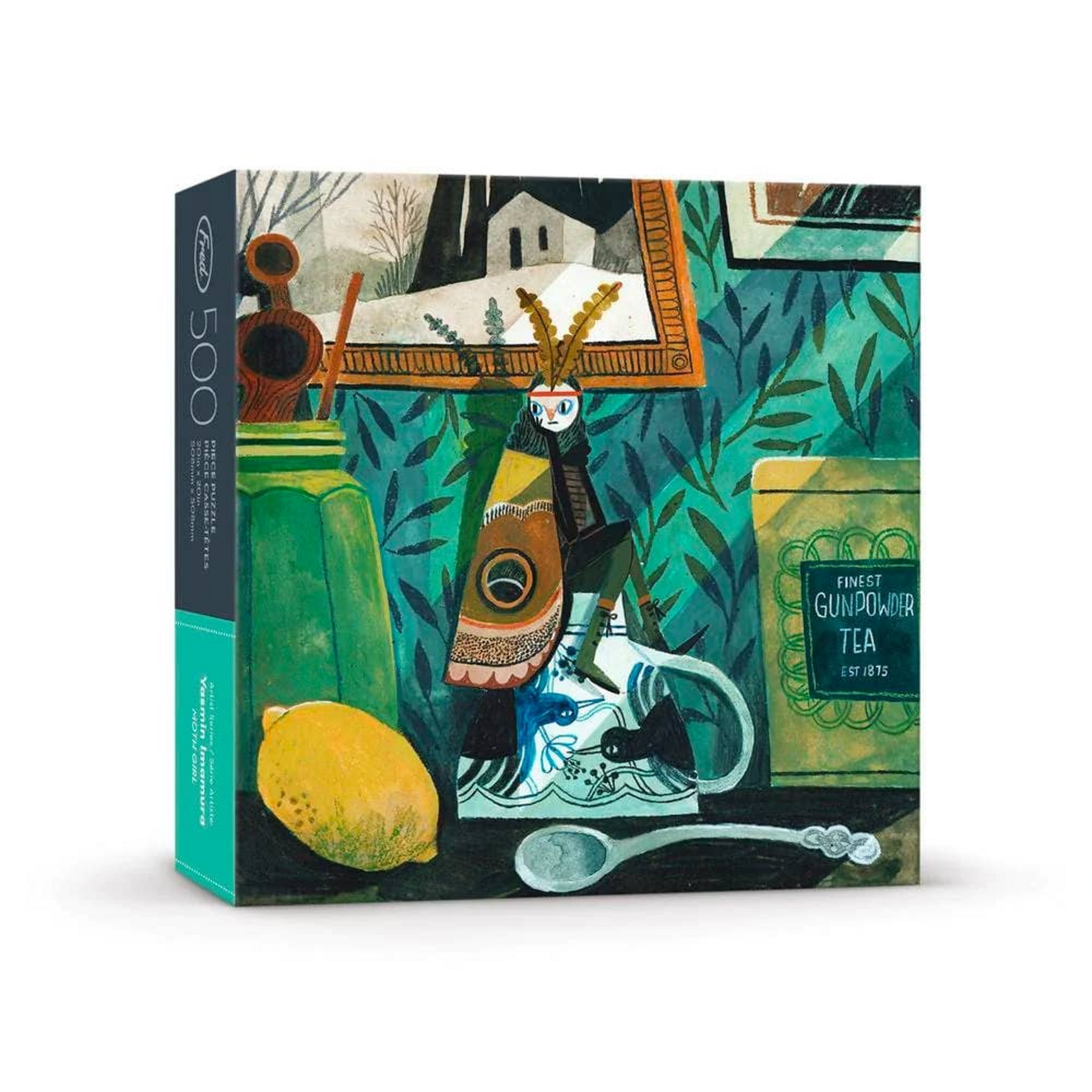 Fred and Friends 500 pc Puzzle Imamura Moth Girl