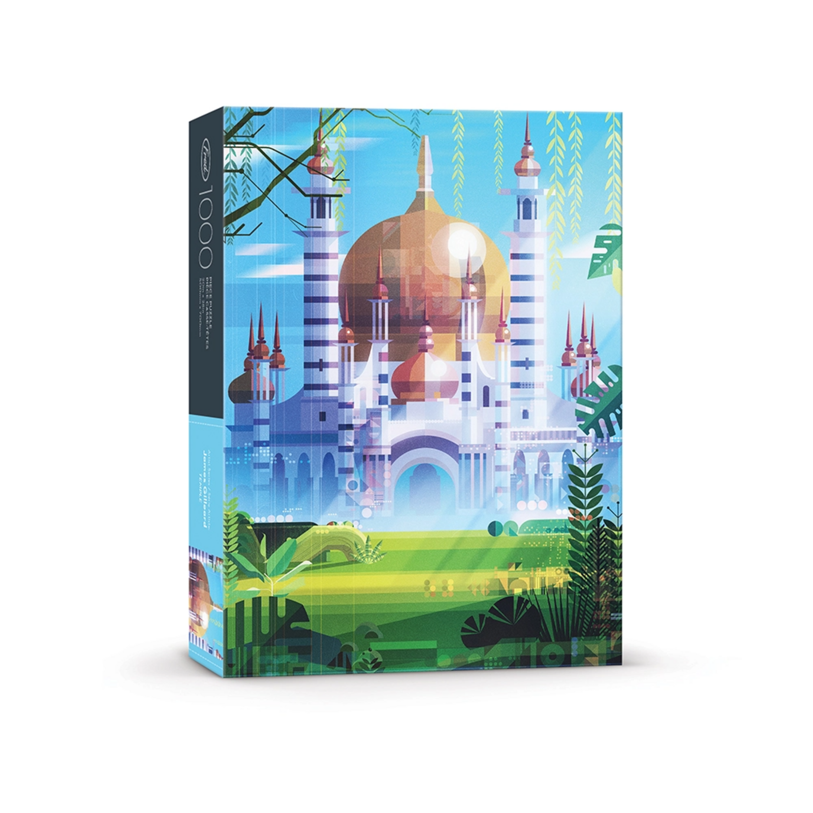 Fred and Friends 1000 pc Puzzle James Gilleard Temple