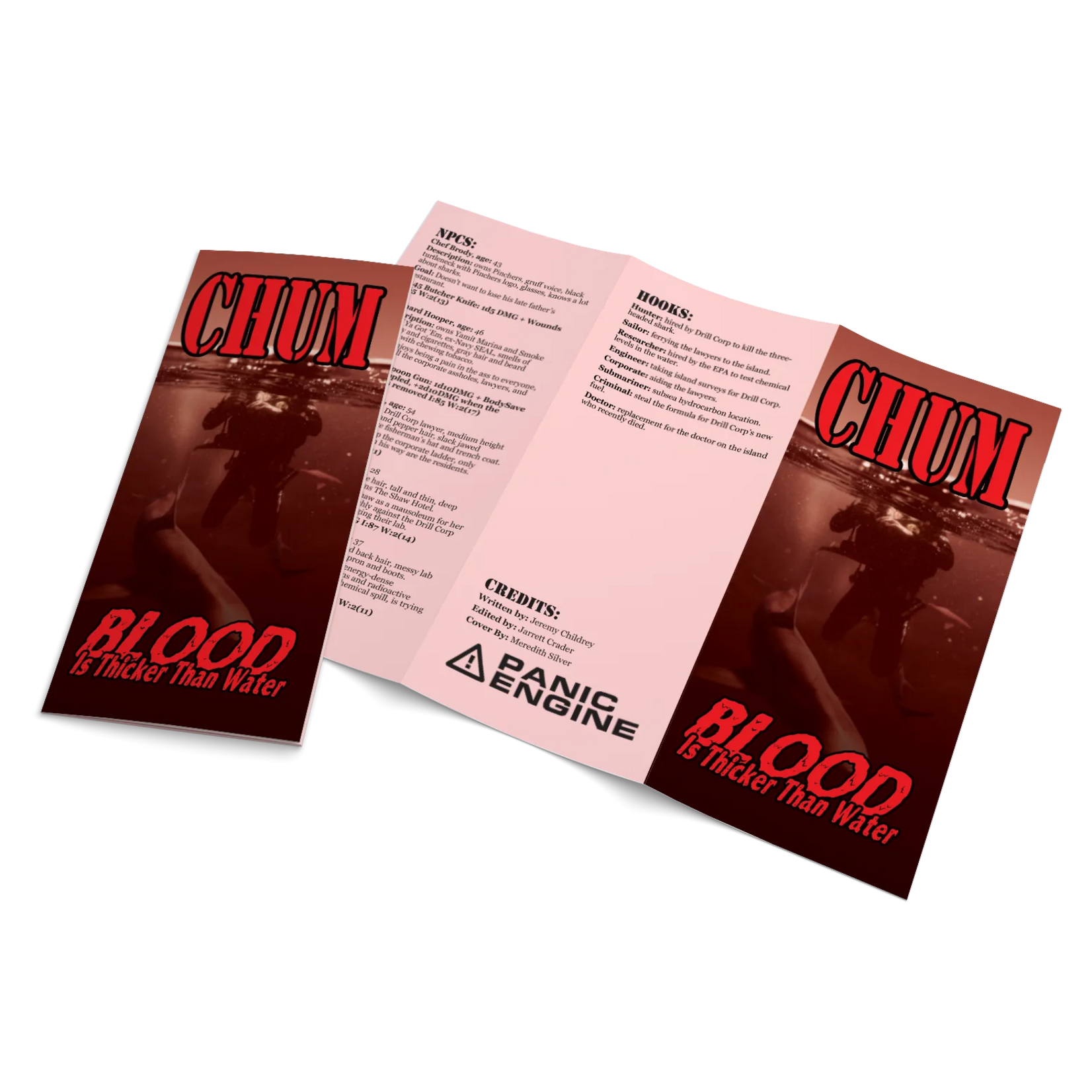 Tuesday Knight Games Panic Engine Dive CHUM Blood is Thicker Than Water