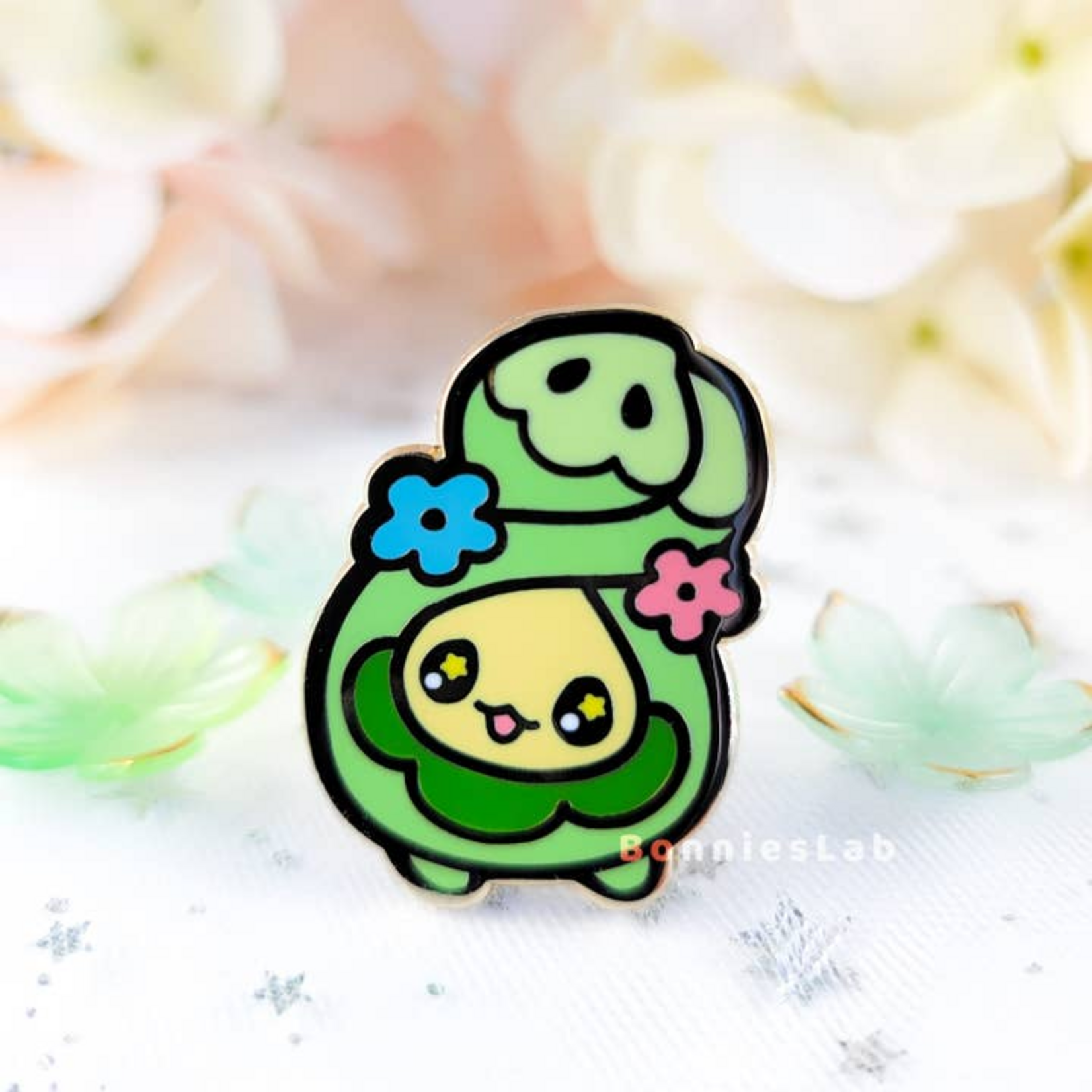 Bonnie's Lab Pokemon Budew Enamel Pin