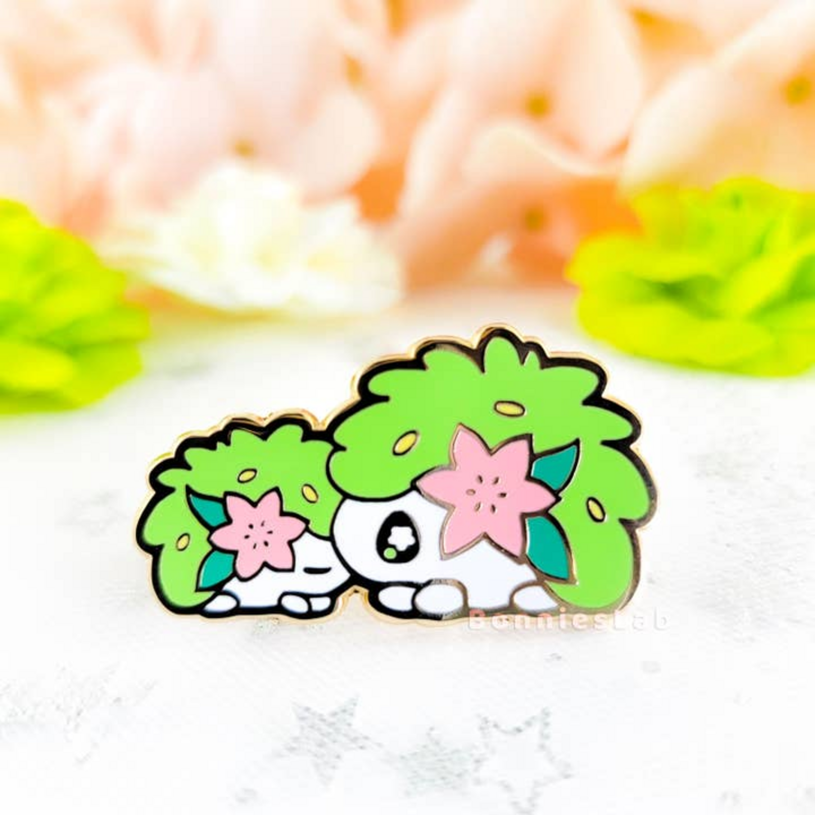 Bonnie's Lab Pokemon Shaymin Enamel Pin