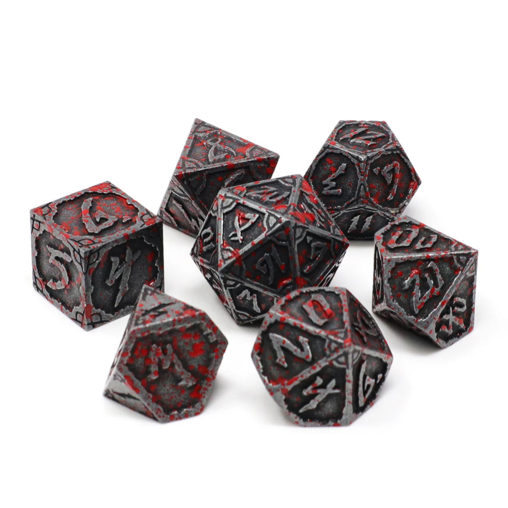 Die Hard Dice Die Hard Bloodbane Hexbreaker Metal Polyhedral 7 die set