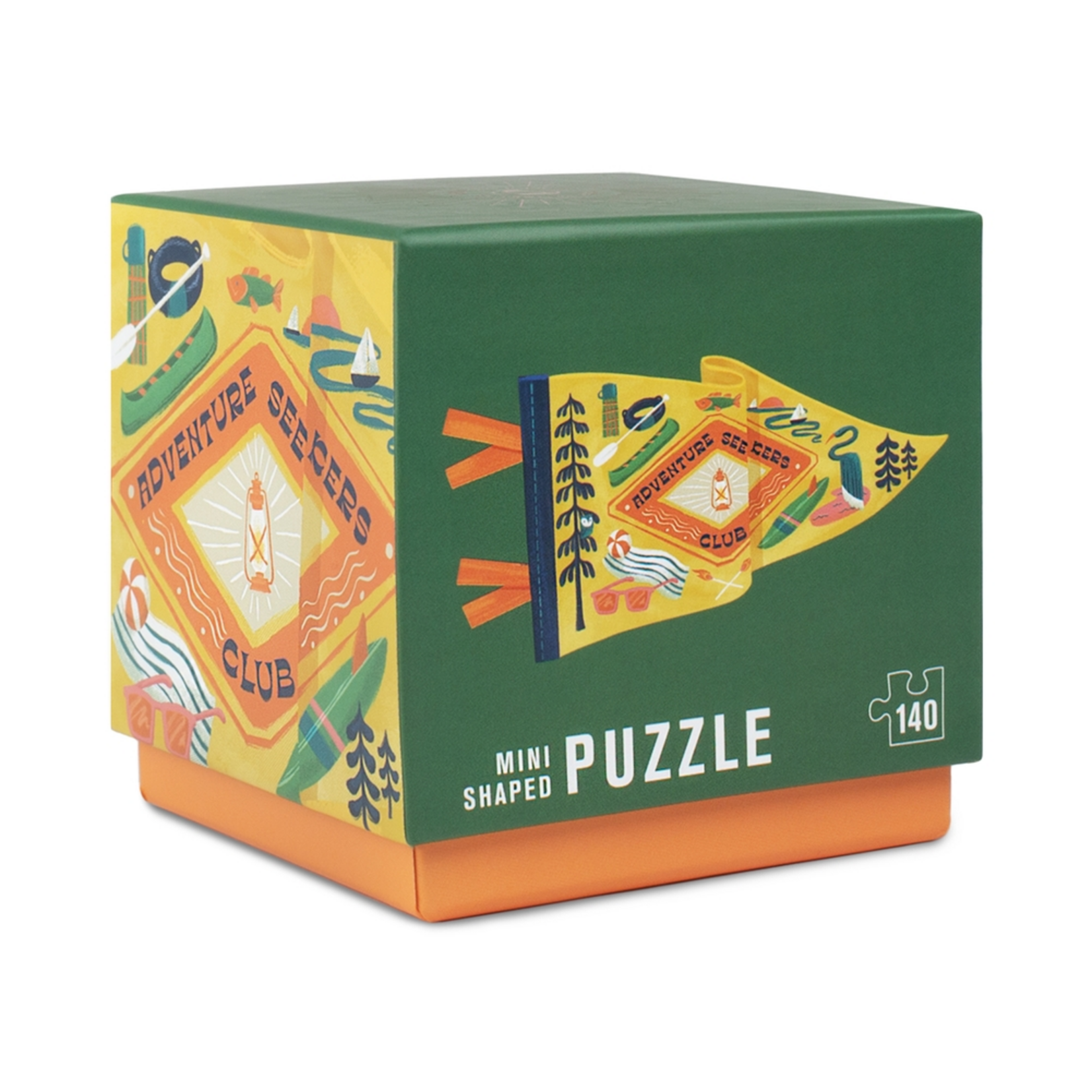 Lantern Press 140 pc Mini Shaped Puzzle Adventure Seekers Club