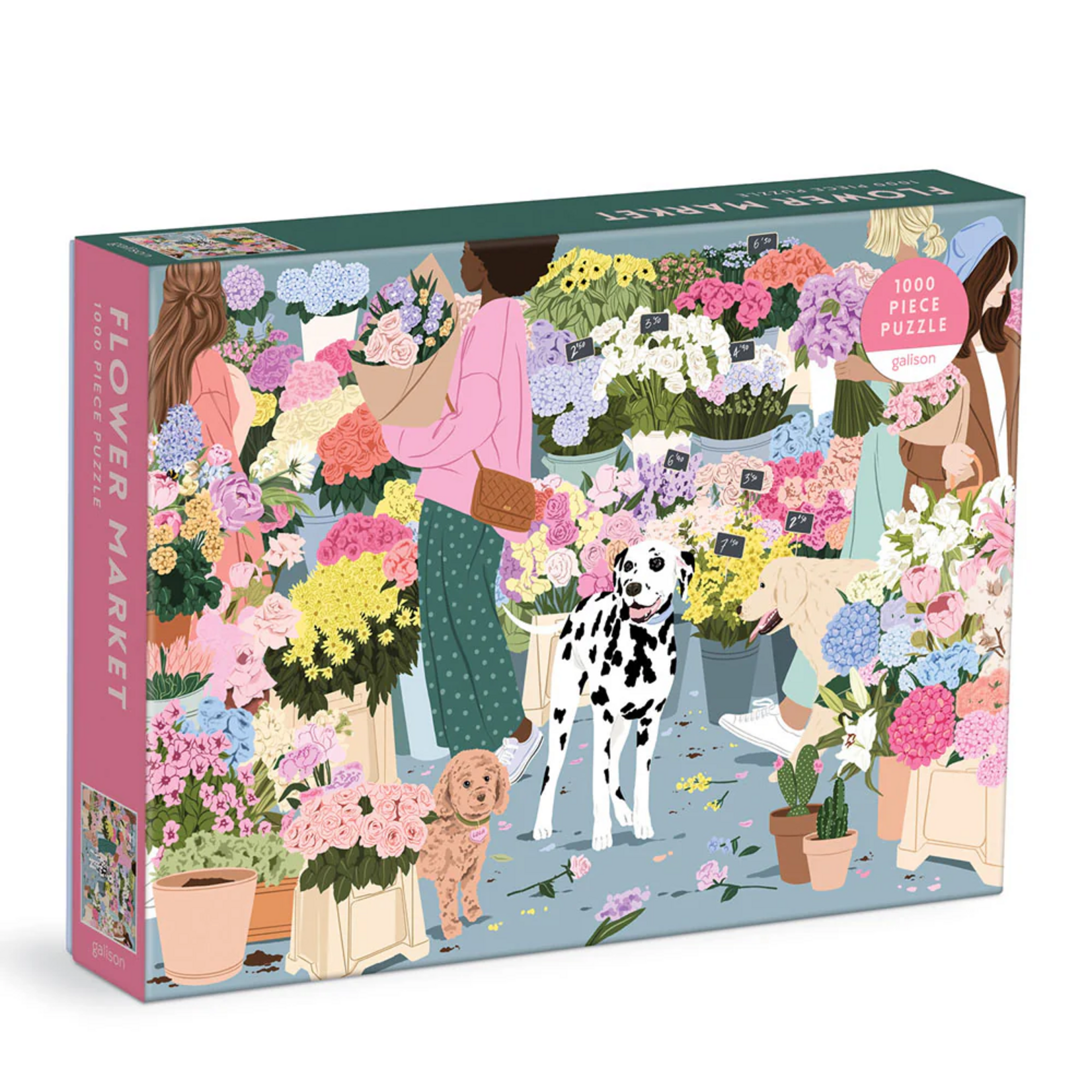 Galison 1000 pc Puzzle Flower Market