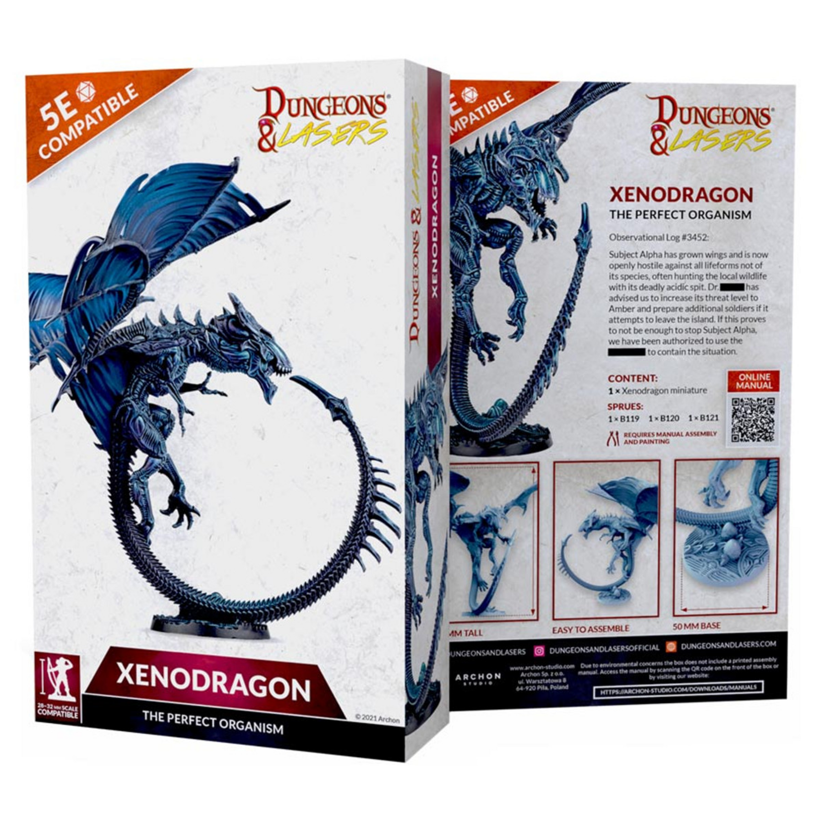 Archon Studios Dungeons and Lasers Dragons Xenodragon