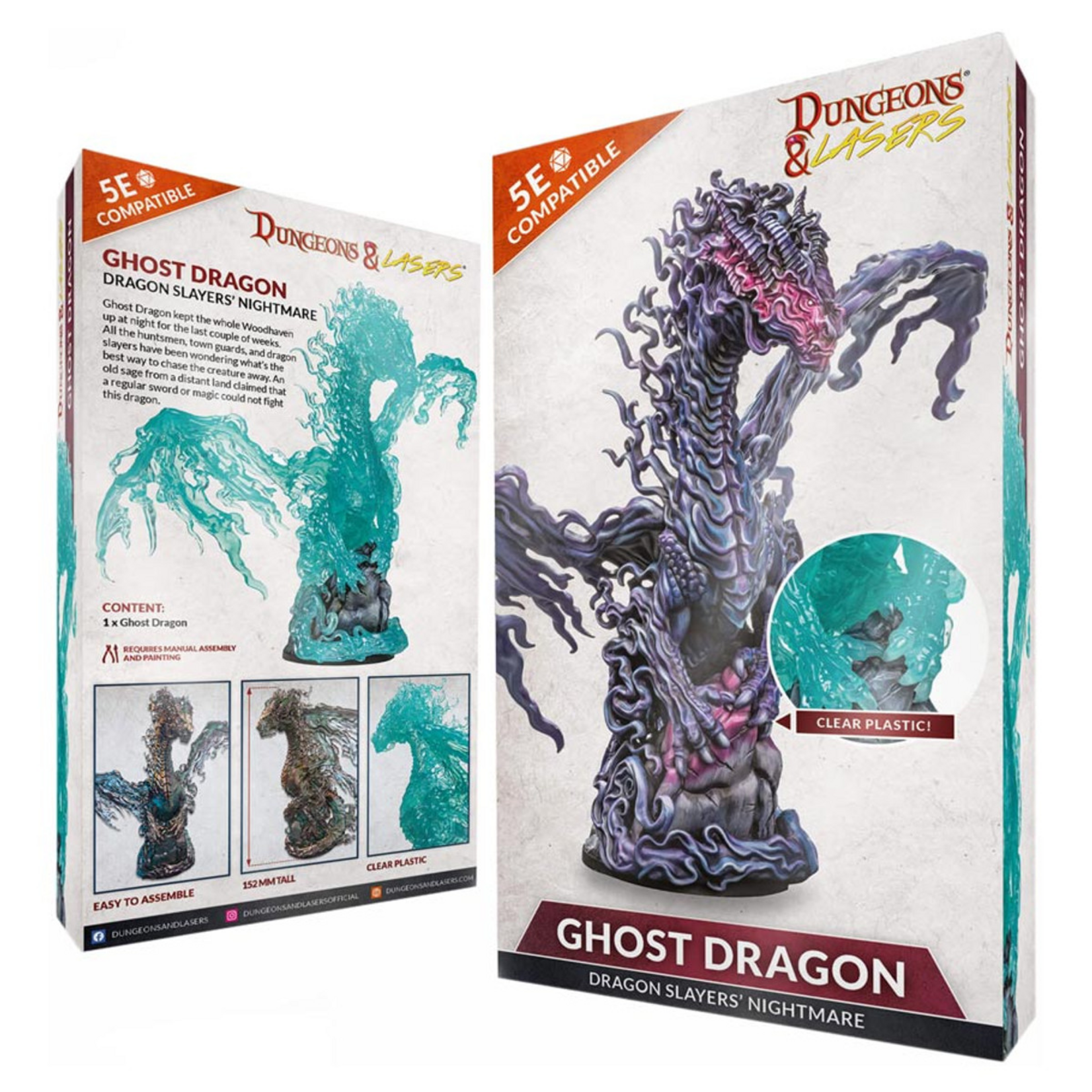 Archon Studios Dungeons and Lasers Dragons Ghost Dragon