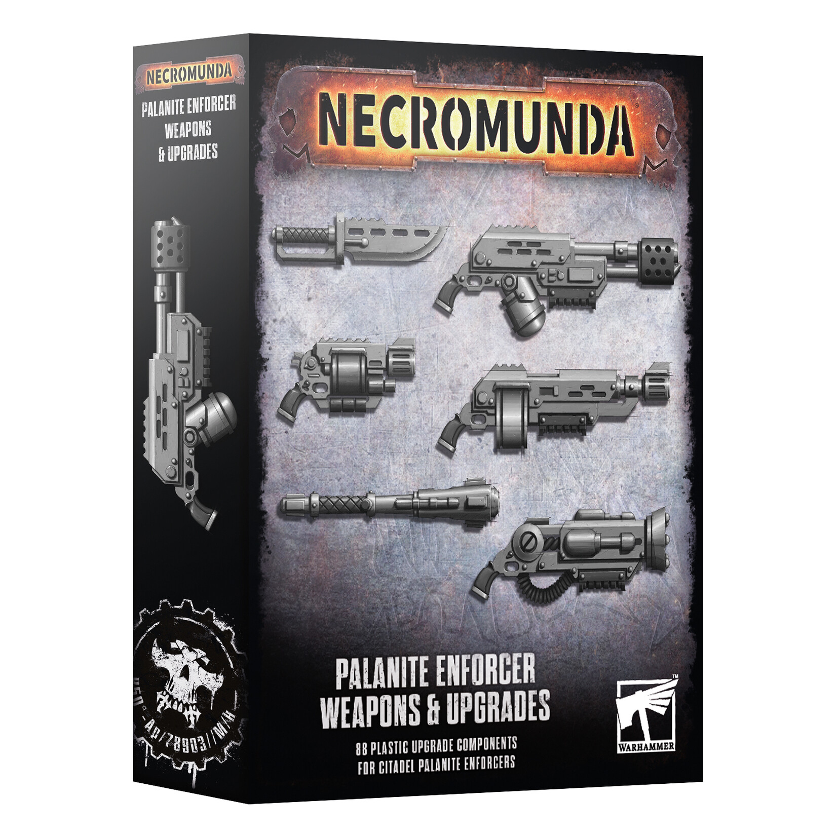Games Workshop Necromunda Palanite Enforcer Weapons and Upgrades