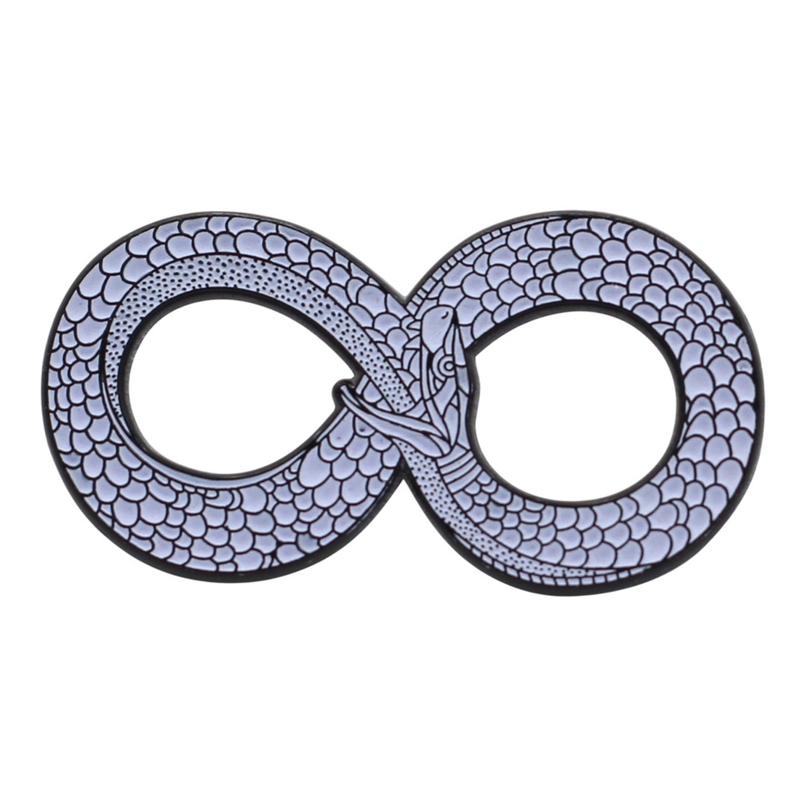 Real Sic Ouroboros Enamel Pin Occult Snake Enamel Lapel Pin