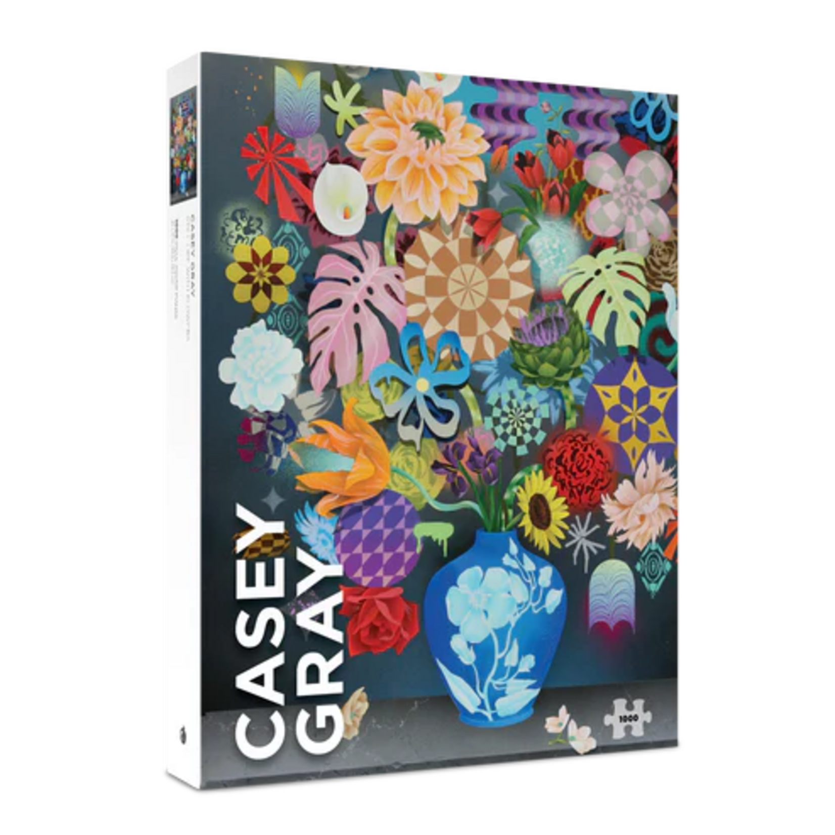 Pomegranate Communications 1000 pc Puzzle Casey Gray Still Life with Flowers