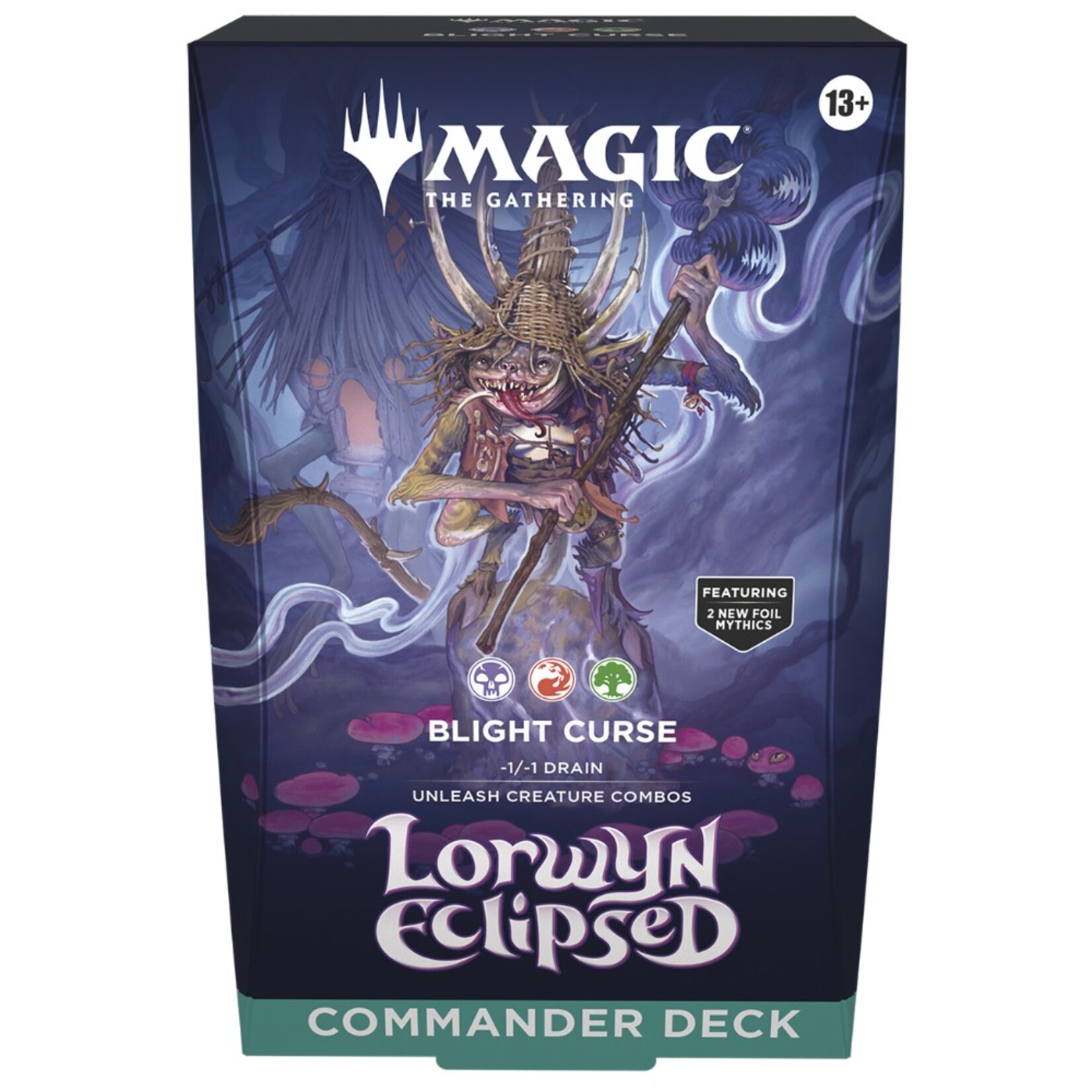 Wizards of the Coast Magic the Gathering Commander Deck Blight Curse Lorwyn Eclipsed