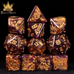 DND Dice DND Dice Samurai Soul Polyhedral 11 die set