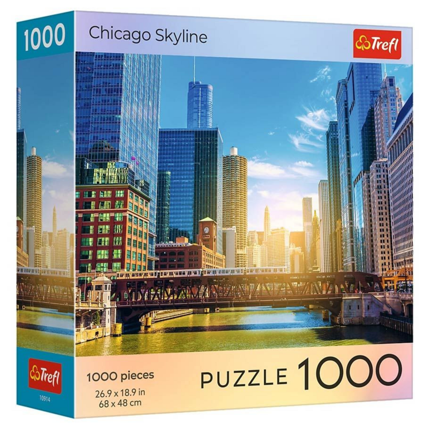 Trefl USA 1000 pc Puzzle Chicago Skyline
