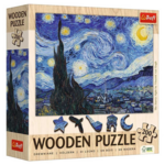 Trefl USA 200 pc Wooden Puzzle Vincent Van Gogh The Starry Night