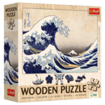 Trefl USA 200 pc Wooden Puzzle Hokusai Katsushika The Great Wave Off Kanagawa