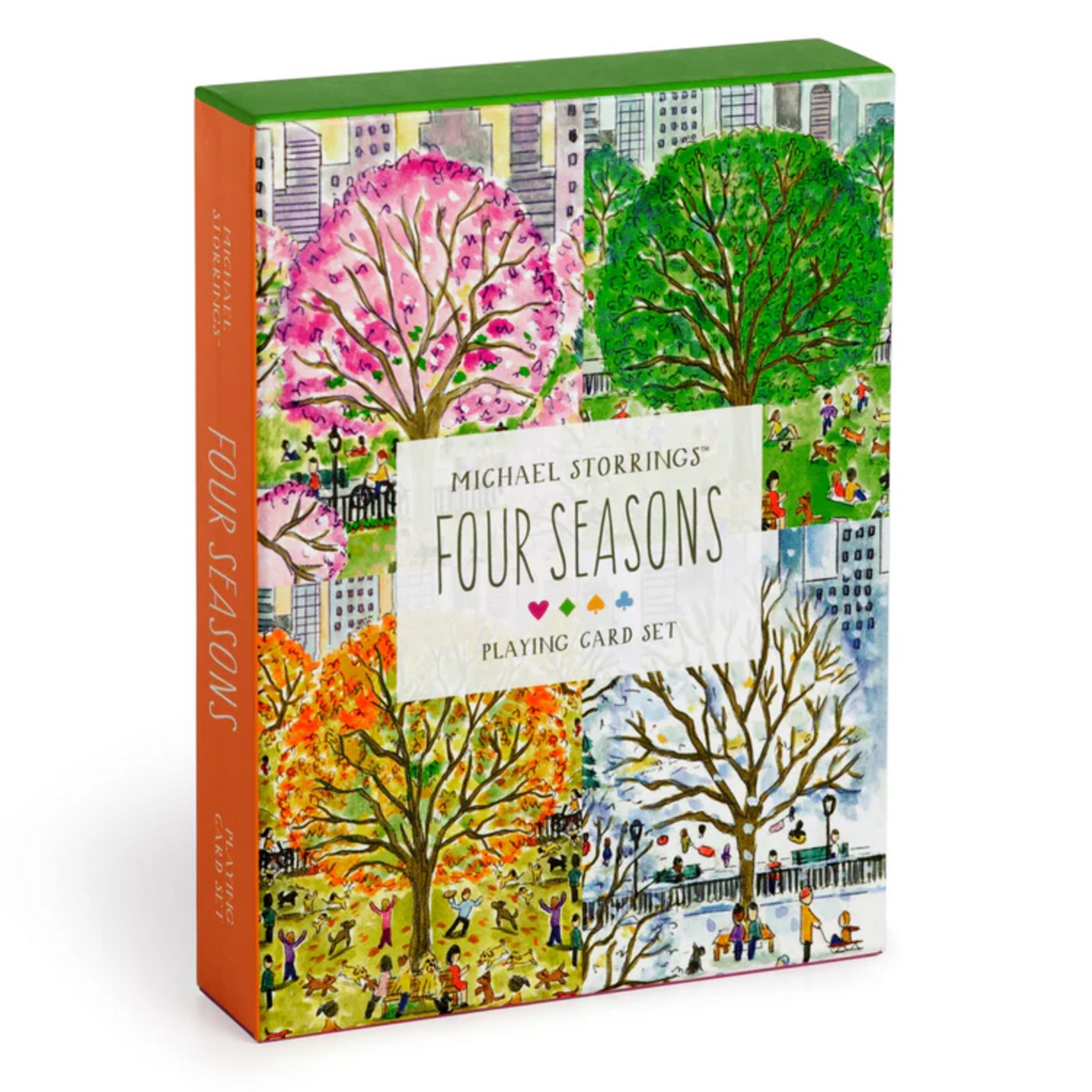 Galison Playing Cards Michael Storrings Four Seasons