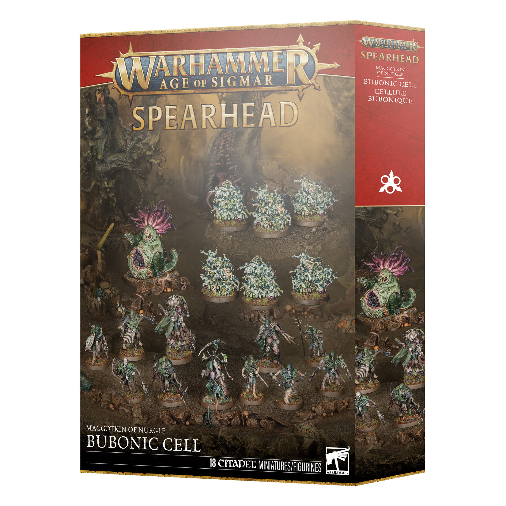 Games Workshop Warhammer Age of Sigmar Chaos Maggotkin of Nurgle Spearhead Bubonic Cell