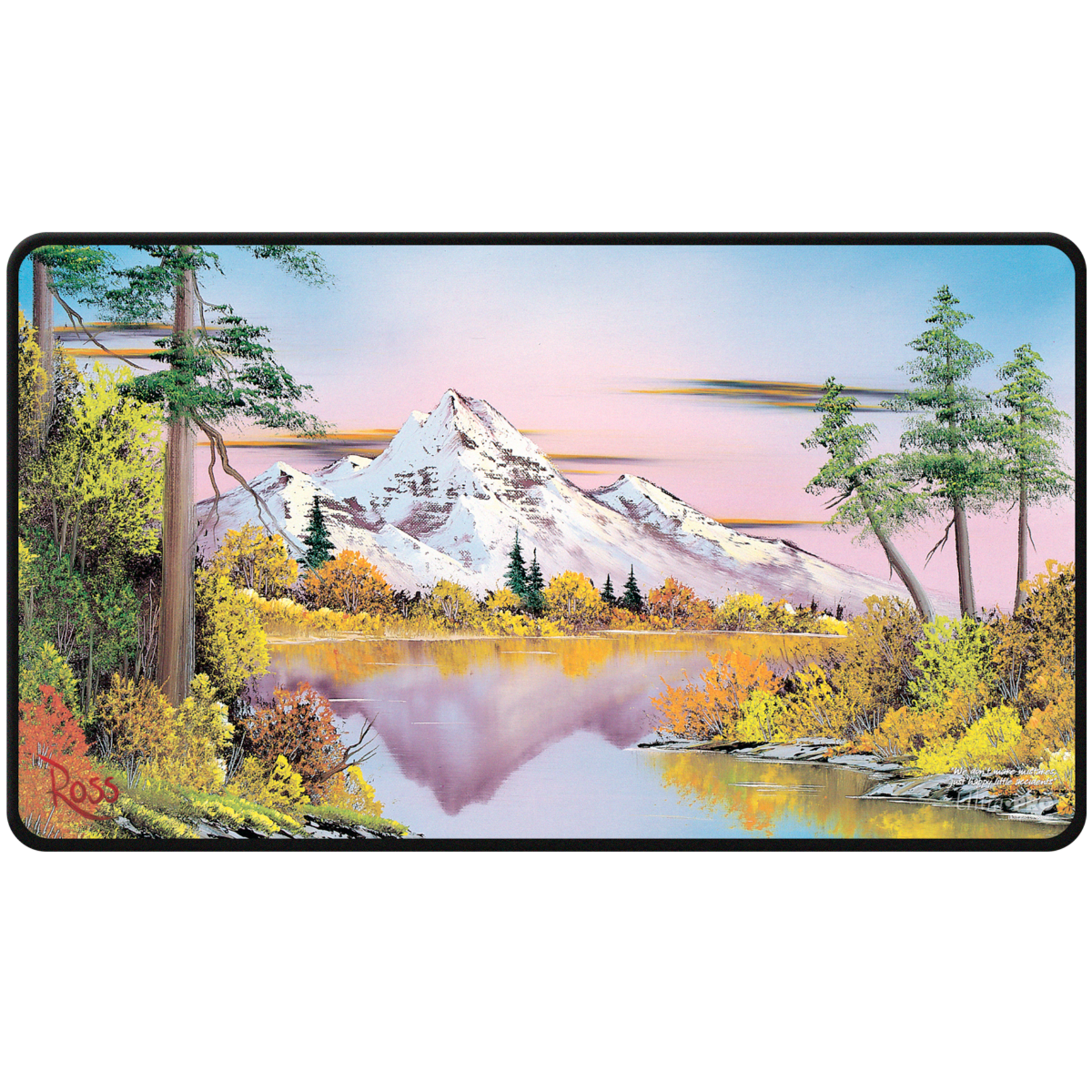 Ultra Pro Ultra Pro Magic Stitched Playmat Bob Ross Mighty Mountain Lake