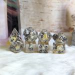 Fennek and Finch Barn Owl Polyhedral 8 die set