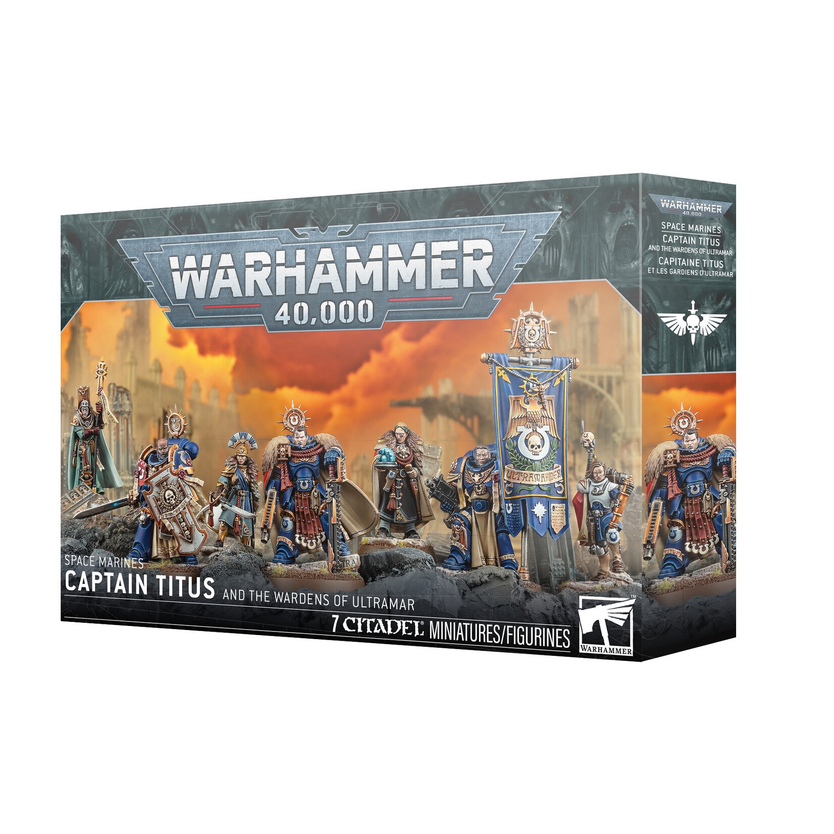 Games Workshop Warhammer 40k Space Marines Captain Titus and the Wardens of Ultramar
