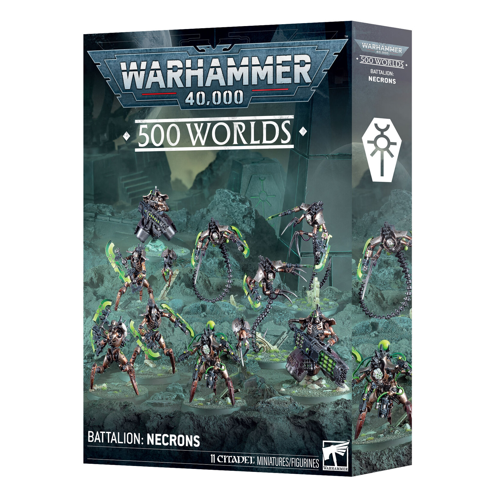 Games Workshop Warhammer 40k 500 Worlds Battalion Necrons