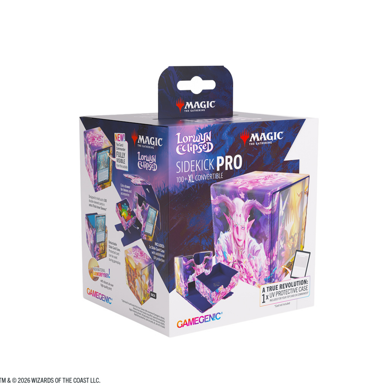 Gamegenic GameGenic Sidekick Pro Deck Box 100+ XL MTG Lorwyn Eclipsed Morcants Loyalist Dawnhand Eulogist