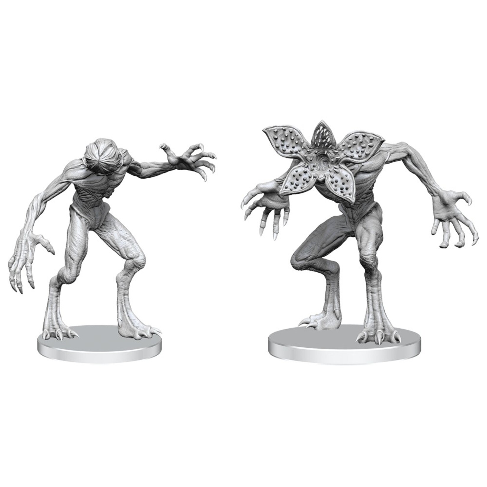 WizKids Stranger Things Unpainted Minis Demogorgons