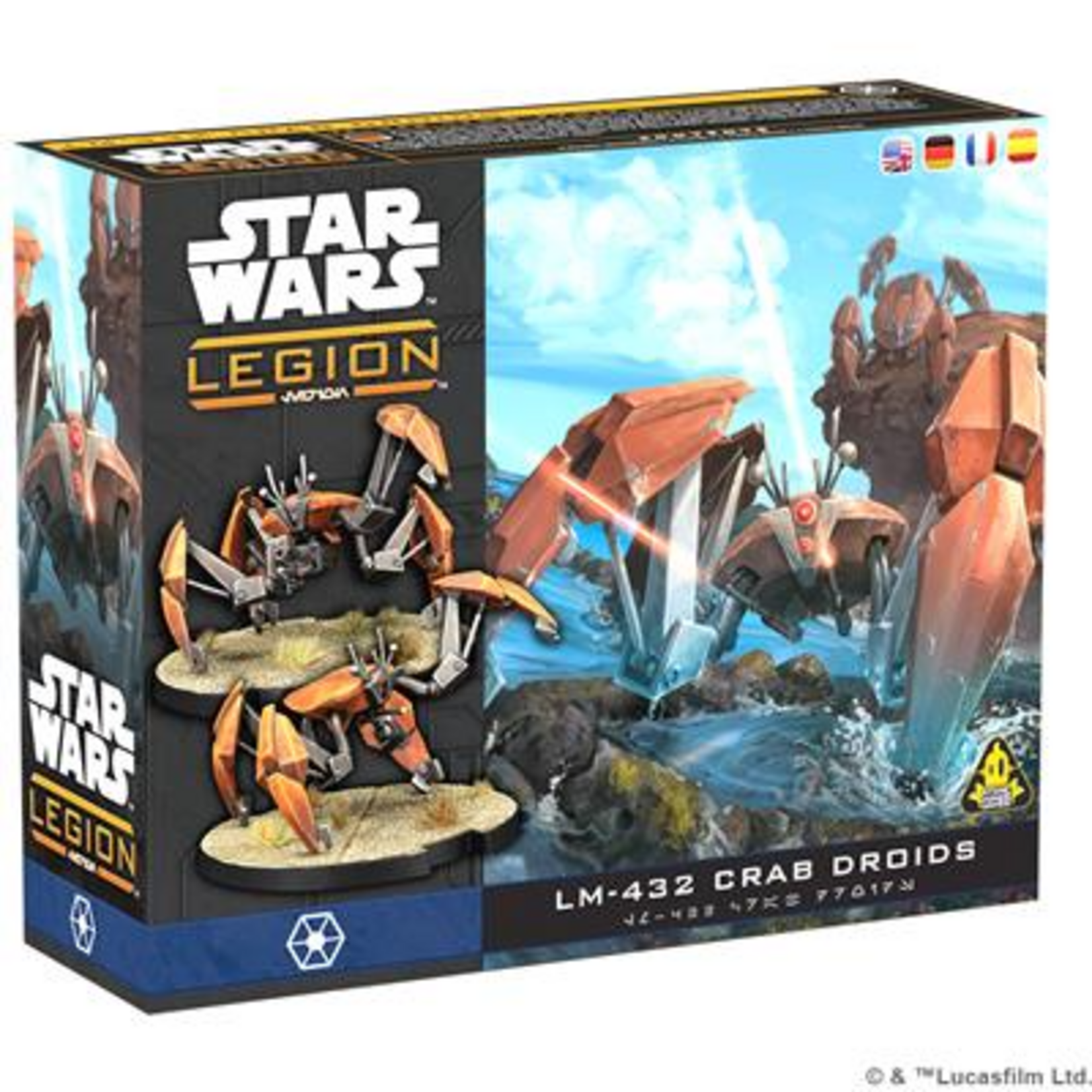 Atomic Mass Games Star Wars Legion LM-432 Crab Droid Unit Expansion