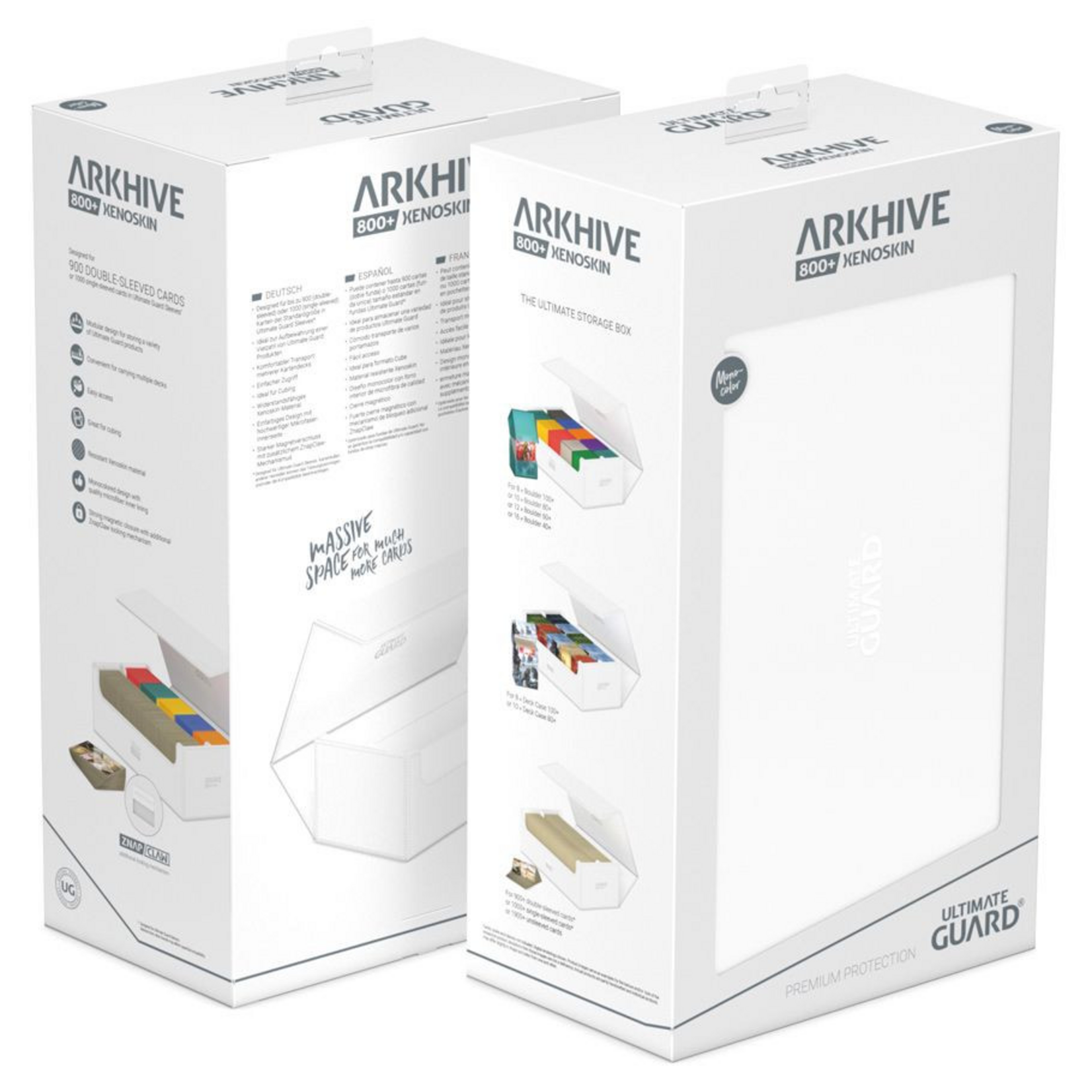 Ultimate Guard Ultimate Guard Deck Case Arkhive 800+ Monocolor White