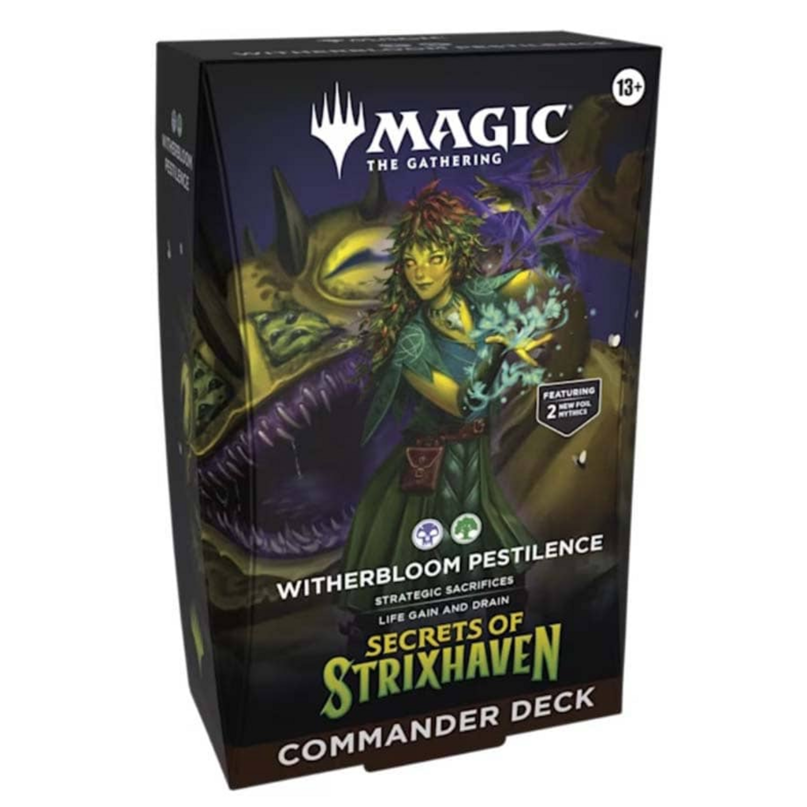 Wizards of the Coast Magic the Gathering Commander Deck Witherbloom Pestilence Secrets of Strixhaven