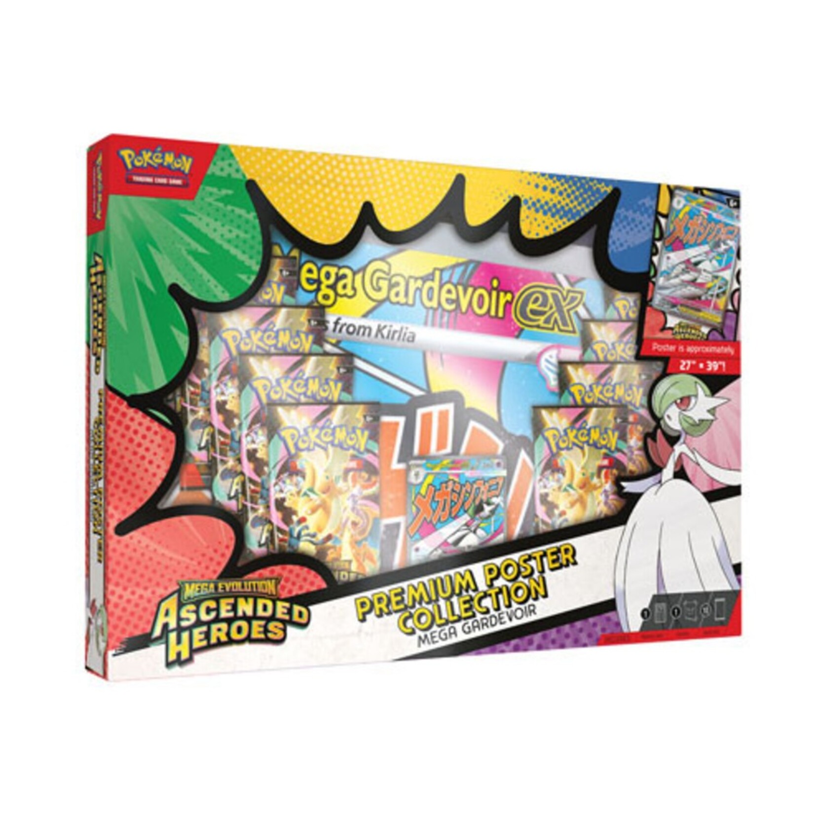Pokemon Company International Pokemon Mega Evolution Ascended Heroes Poster Collection Gardevoir