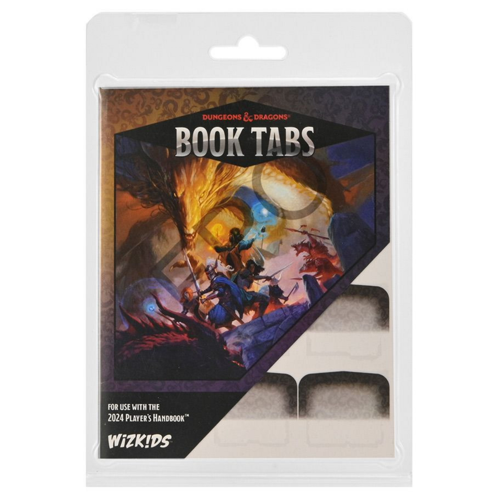 Wizards of the Coast Dungeons and Dragons Book Tabs 2024 Player's Handbook