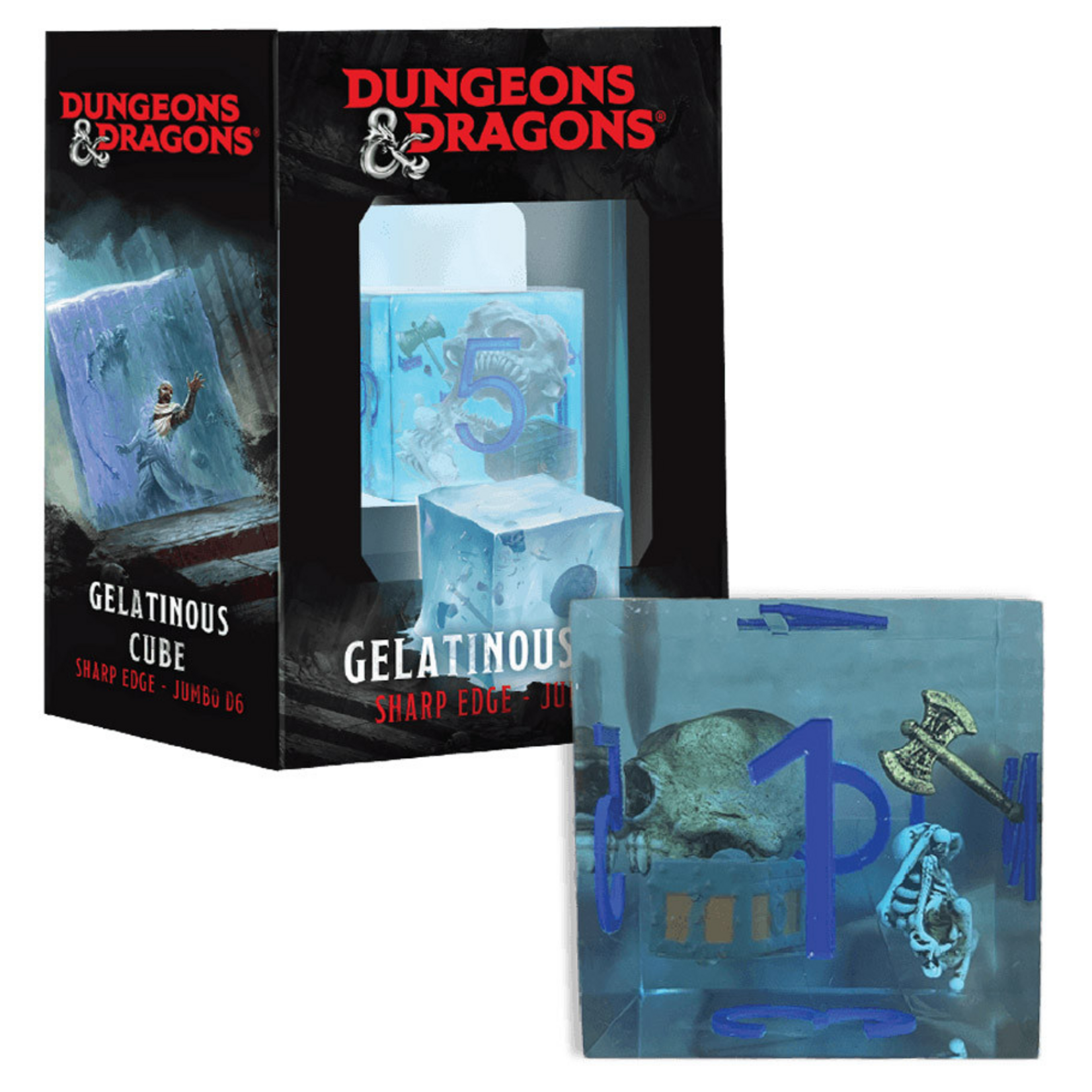 FanRoll by MDG Dungeons and Dragons Jumbo Gelatinous Cube D6 40 mm