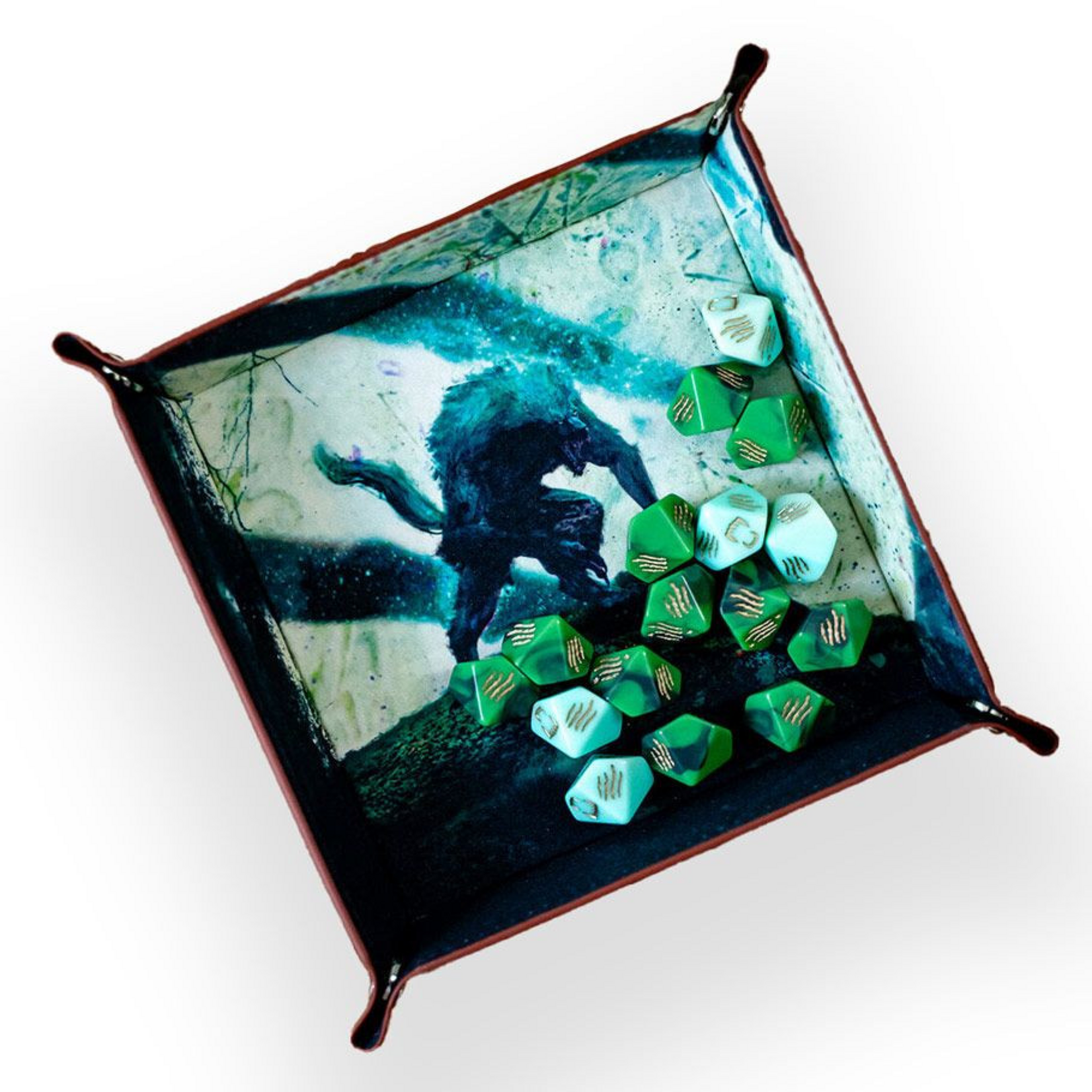 Renegade Game Studios Werewolf the Apocalypse RPG Luna's Fury Dice Tray and Accessory Pack Limited Edition