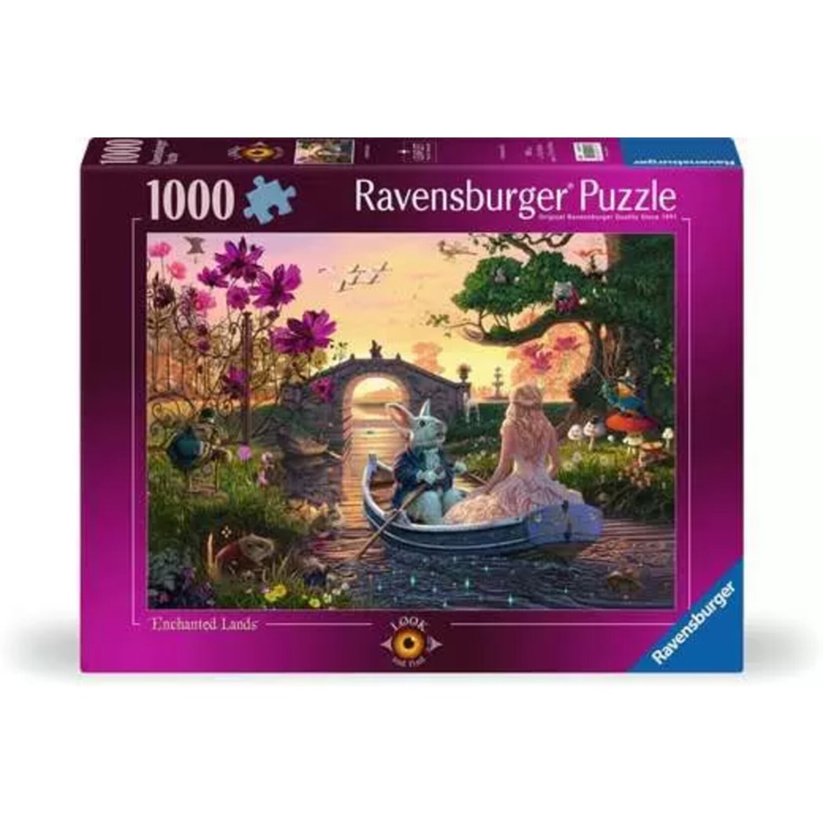 Ravensburger 1000 pc Puzzle Look and Find Enchanted Lands