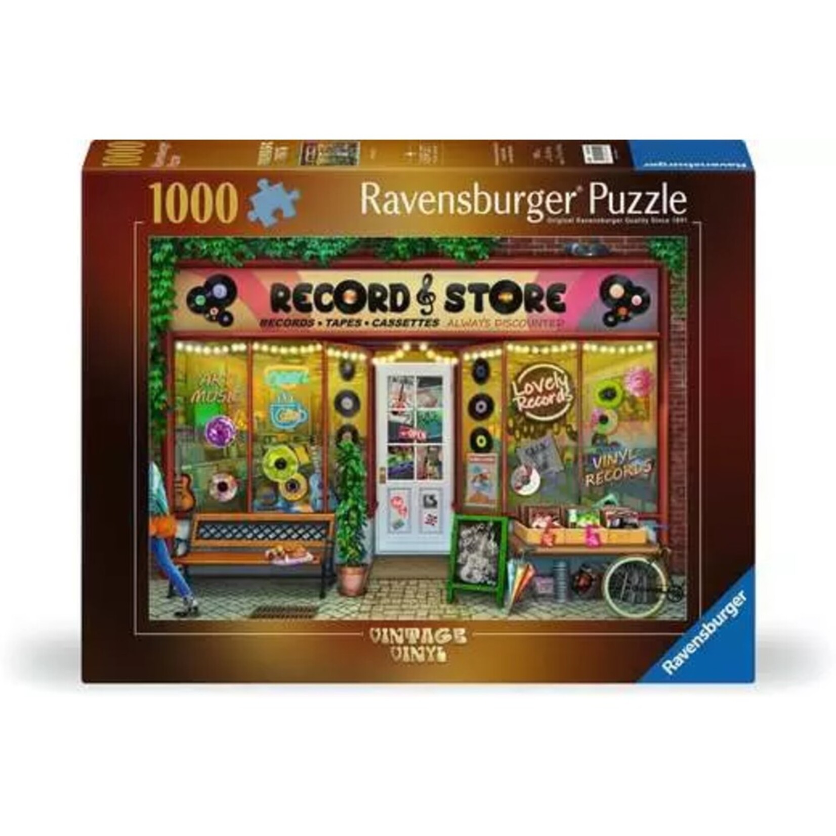 Ravensburger 1000 pc Puzzle Vintage Vinyl