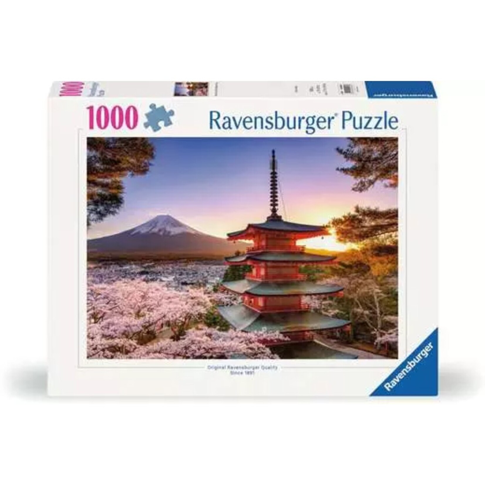 Ravensburger 1000 pc Puzzle Mount Fuji Cherry Blossom View