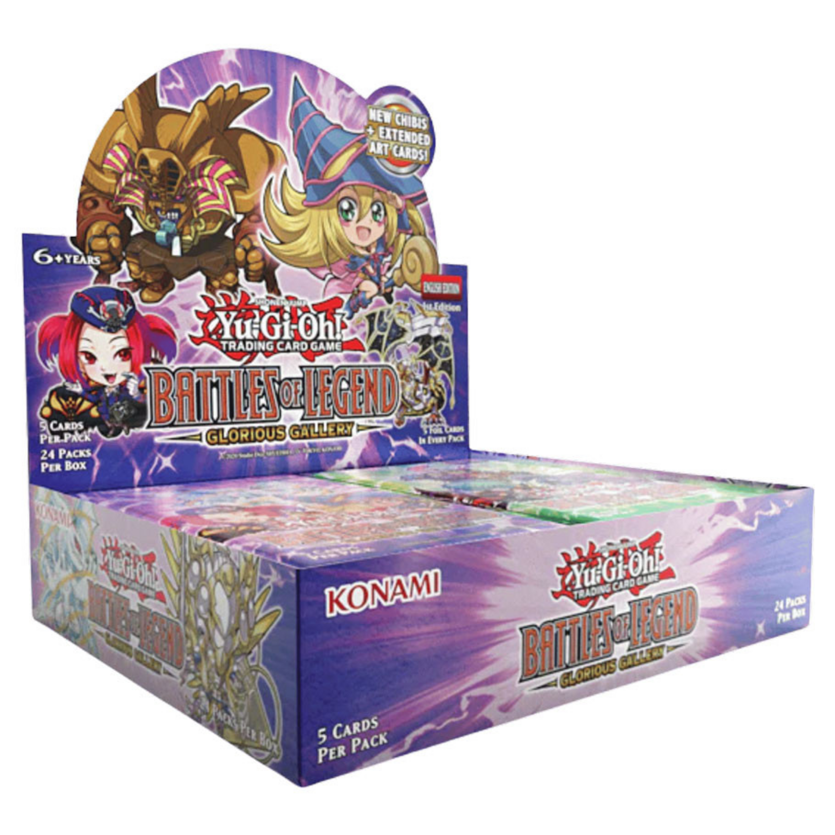 Konami YuGiOh Battles of Legend Glorious Gallery Booster Box