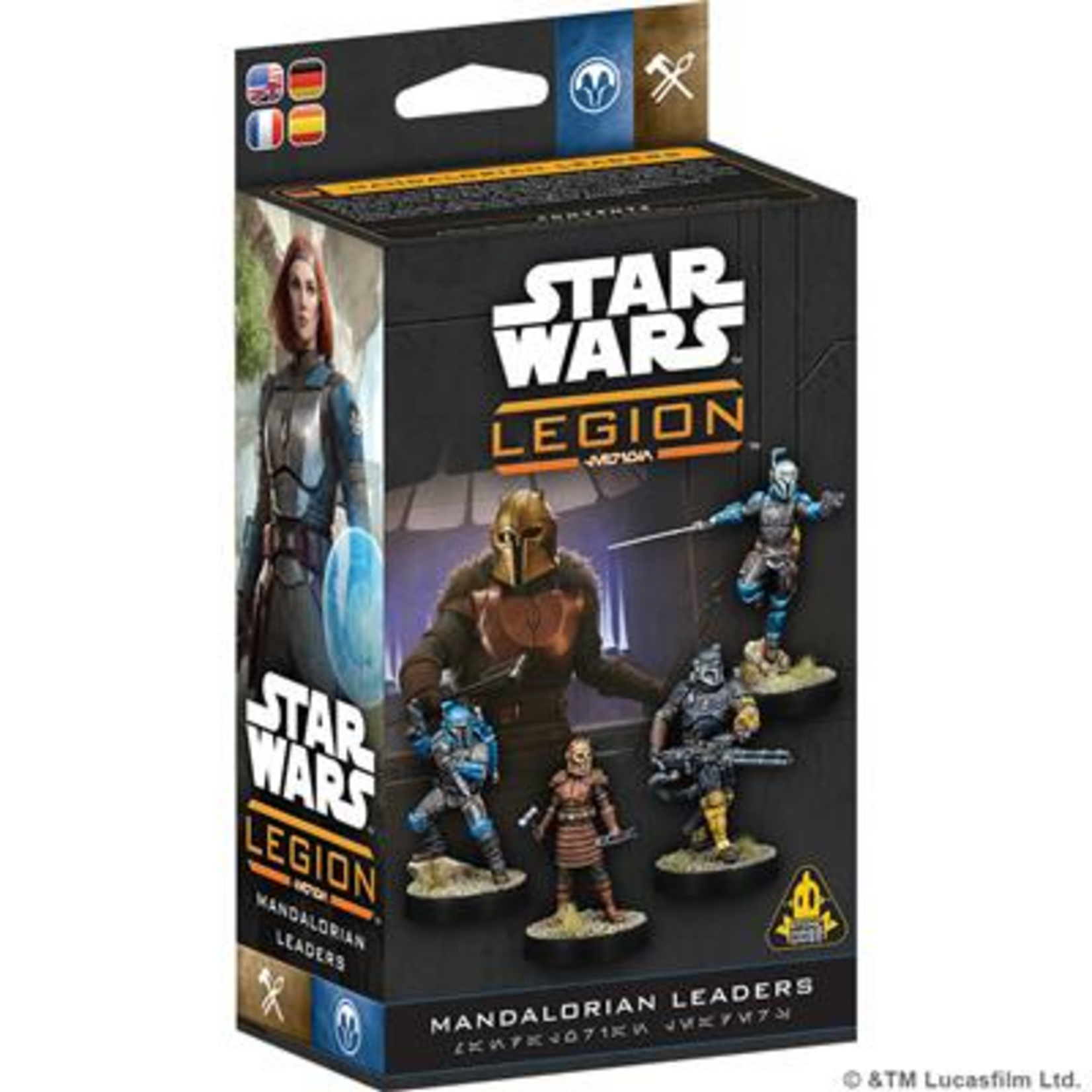 Atomic Mass Games Star Wars Legion Mandalorian Leaders