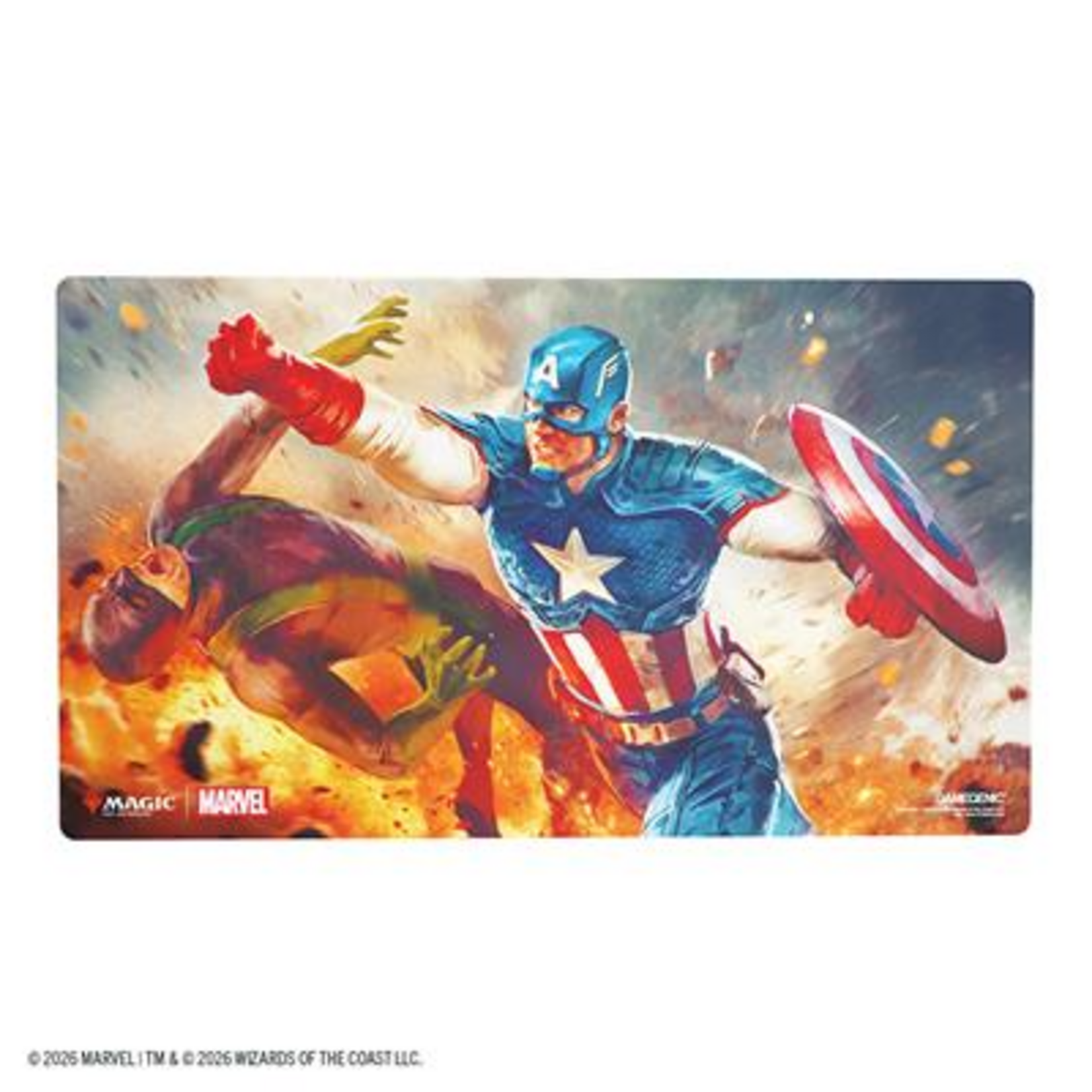 Gamegenic GameGenic Prime Playmat MTG Marvel Super Heroes Captain America Super-Soldier